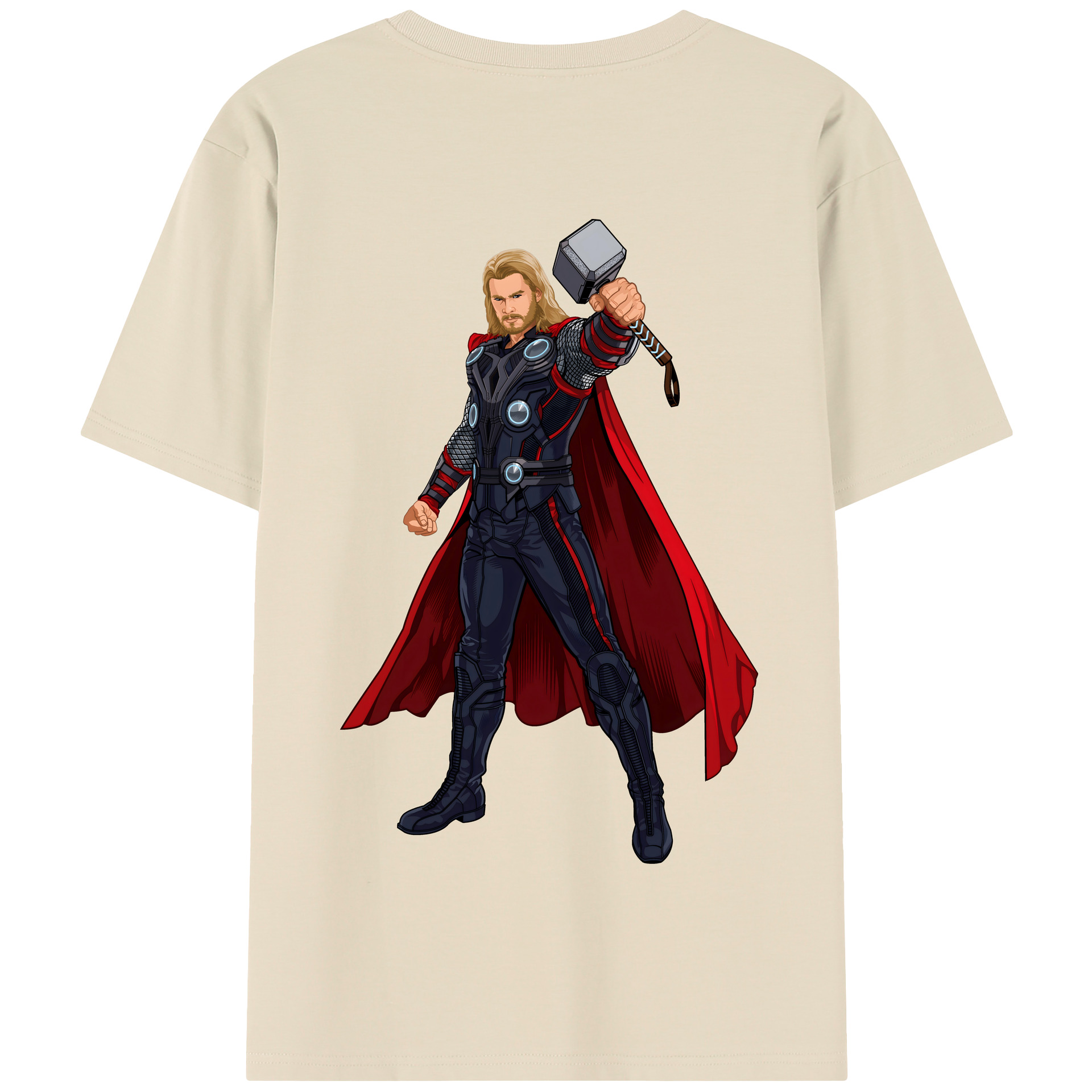 （画像用） アベンジャーズ The Avengers 綿100％半袖Tシャツ（背面プリント）