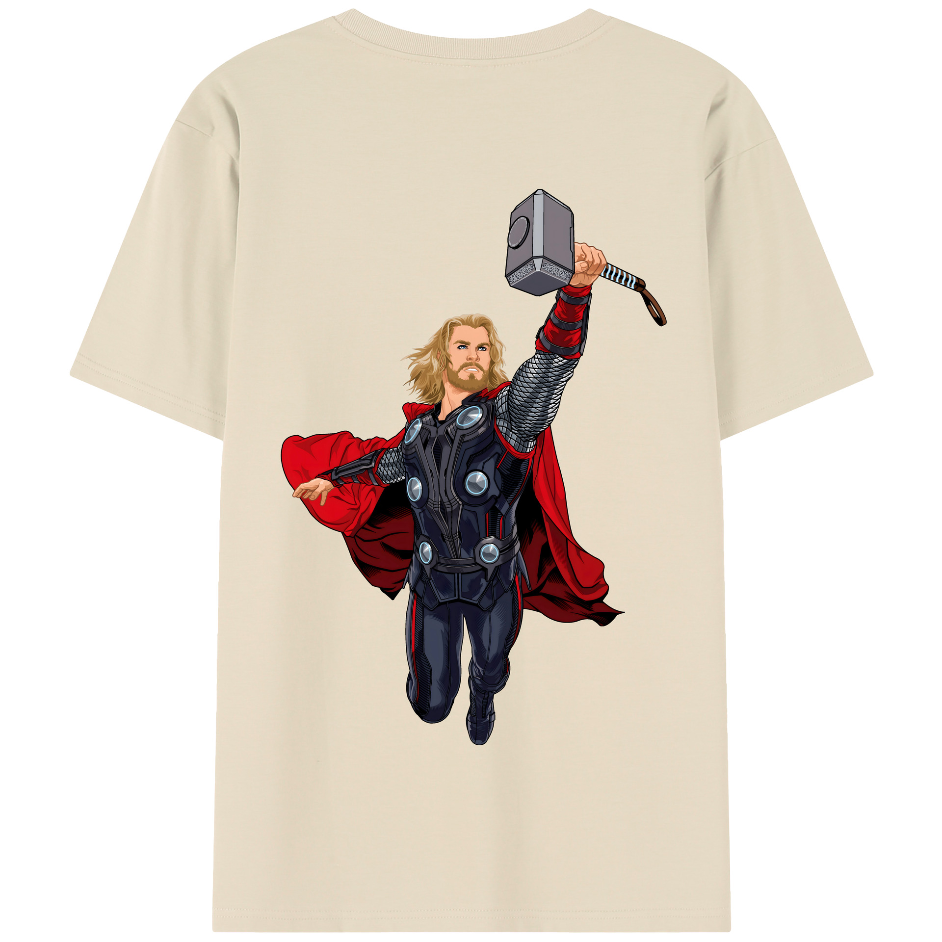（画像用） アベンジャーズ The Avengers 綿100％半袖Tシャツ（背面プリント）