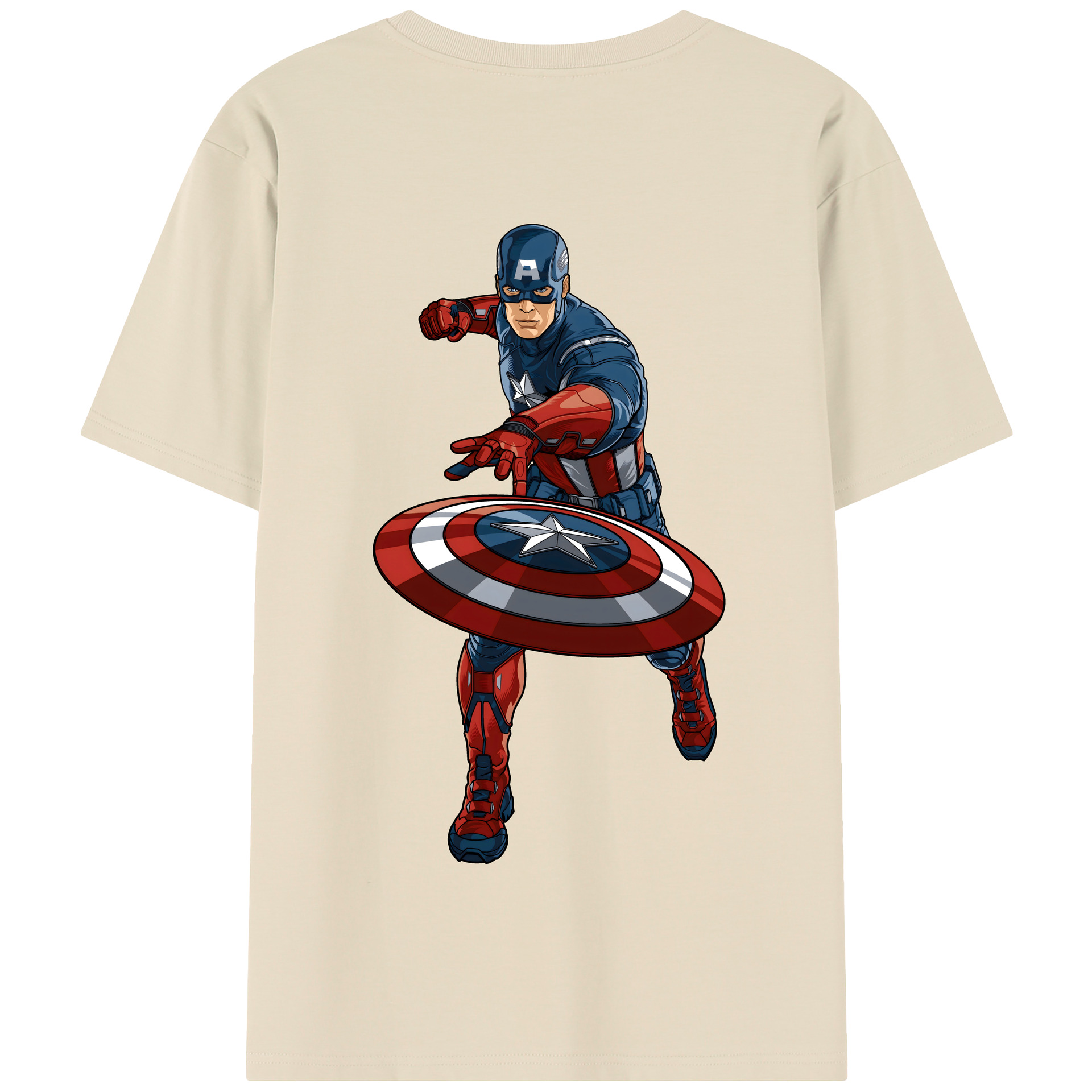 （画像用） アベンジャーズ The Avengers 綿100％半袖Tシャツ（背面プリント）