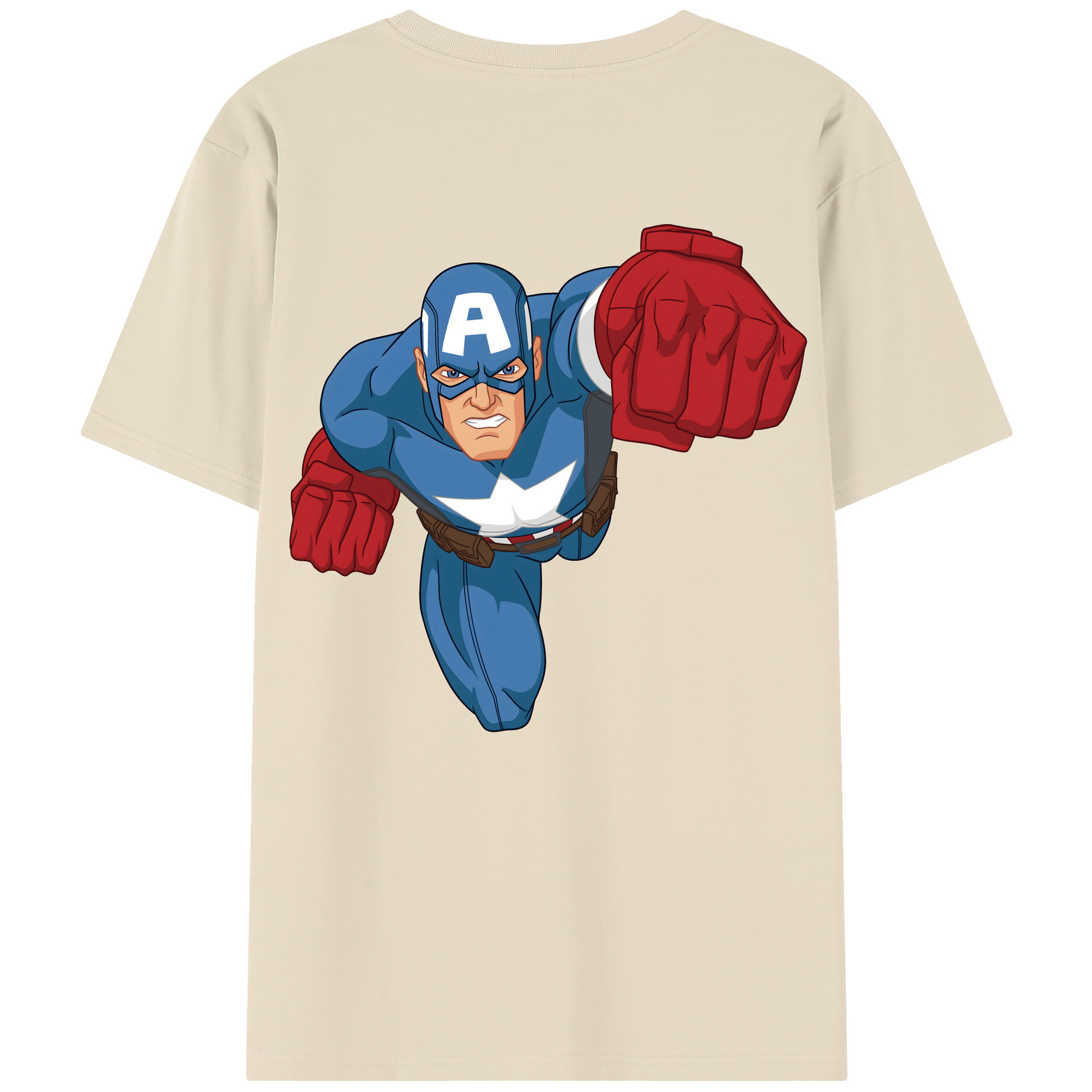 （画像用） アベンジャーズ The Avengers 綿100％半袖Tシャツ（背面プリント）