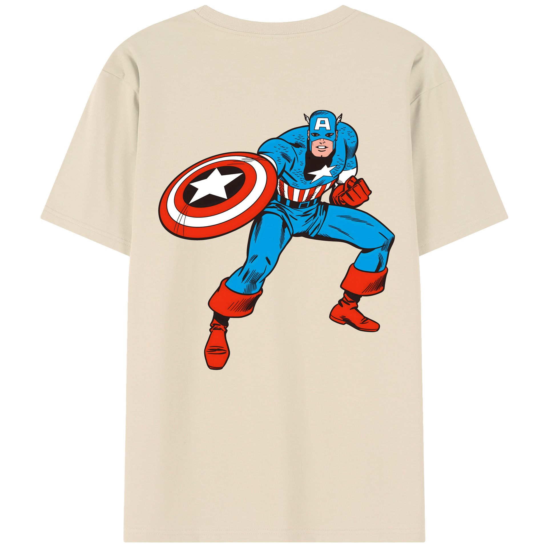 （画像用） アベンジャーズ The Avengers 綿100％半袖Tシャツ（背面プリント）