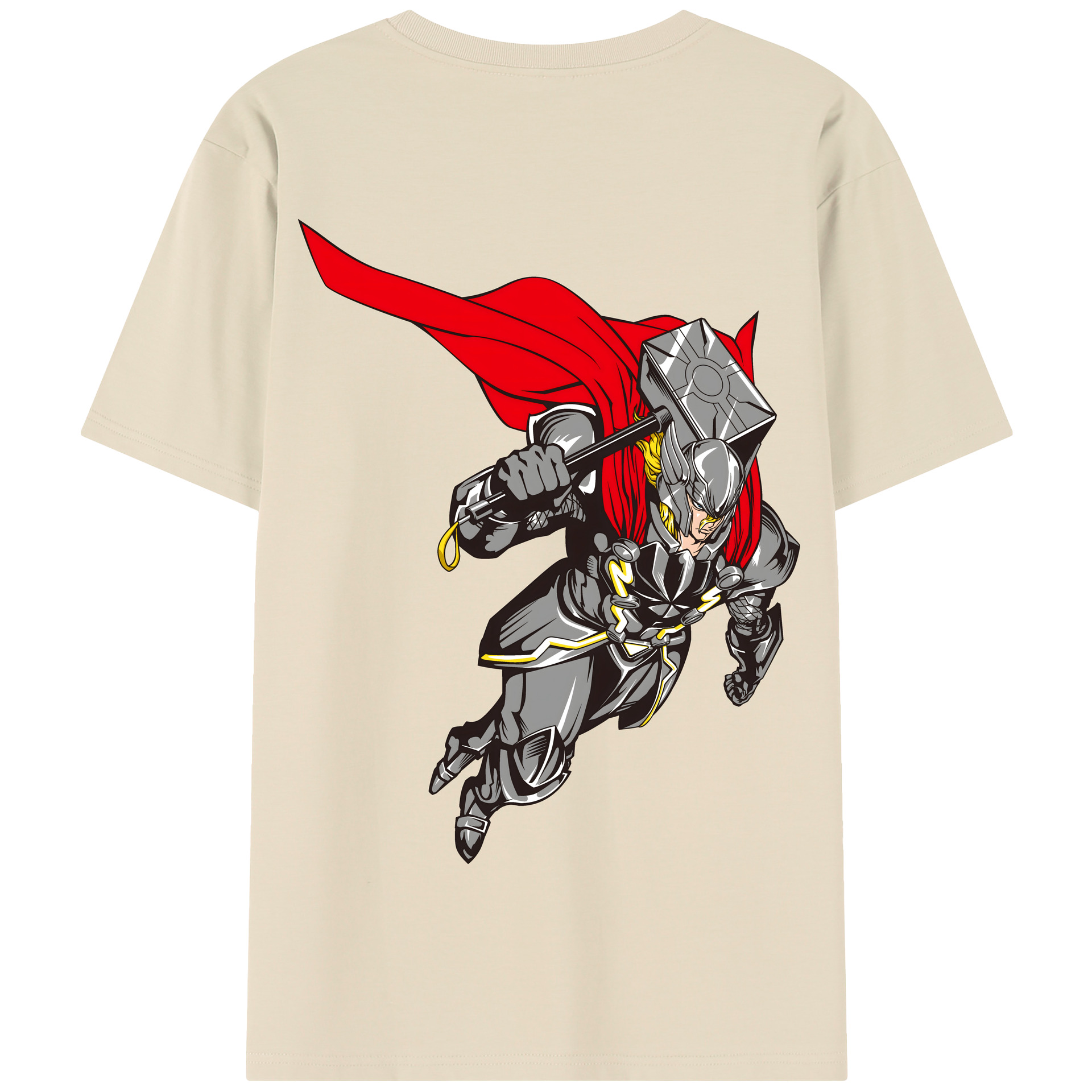 （画像用） アベンジャーズ The Avengers 綿100％半袖Tシャツ（背面プリント）