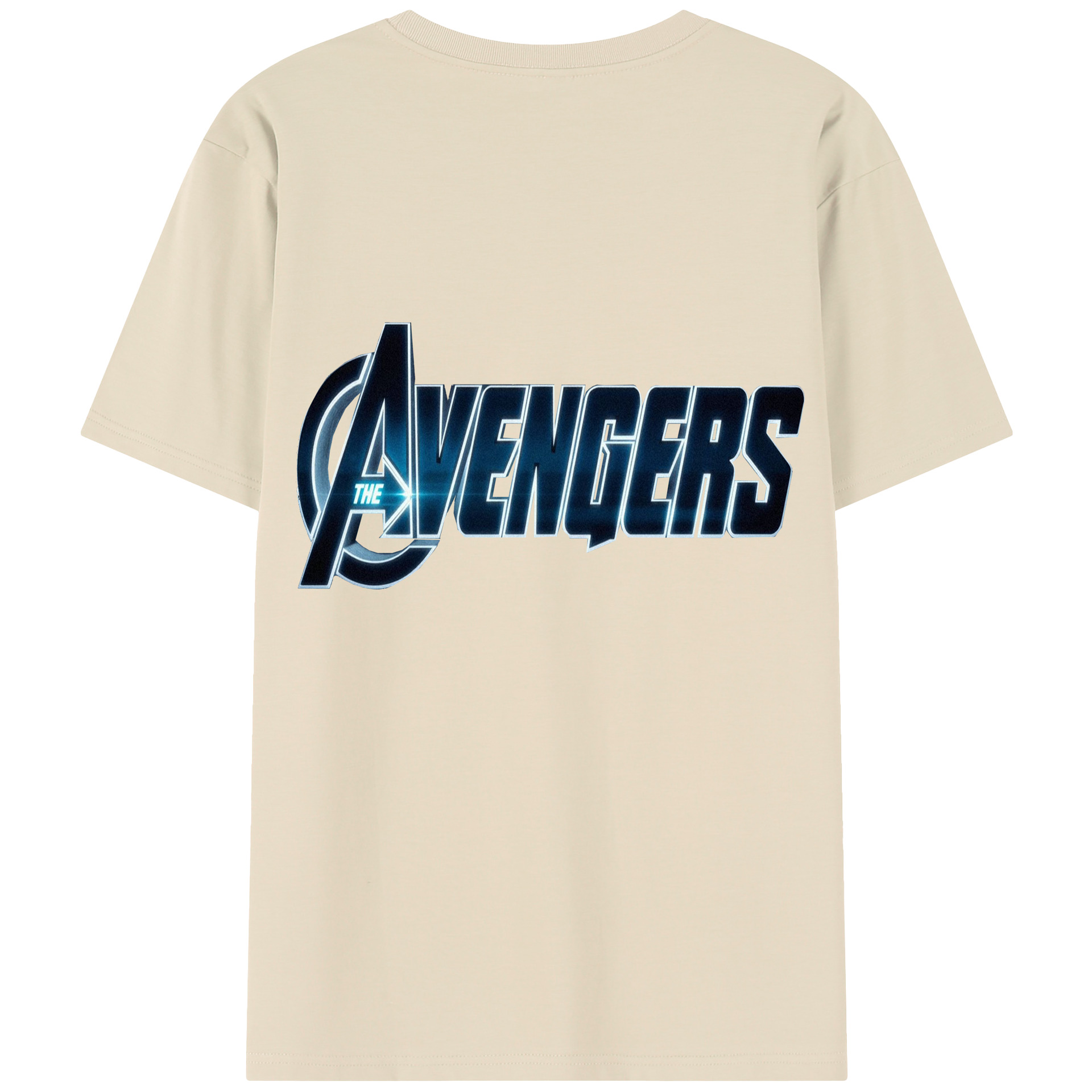 （画像用） アベンジャーズ The Avengers 綿100％半袖Tシャツ（背面プリント）
