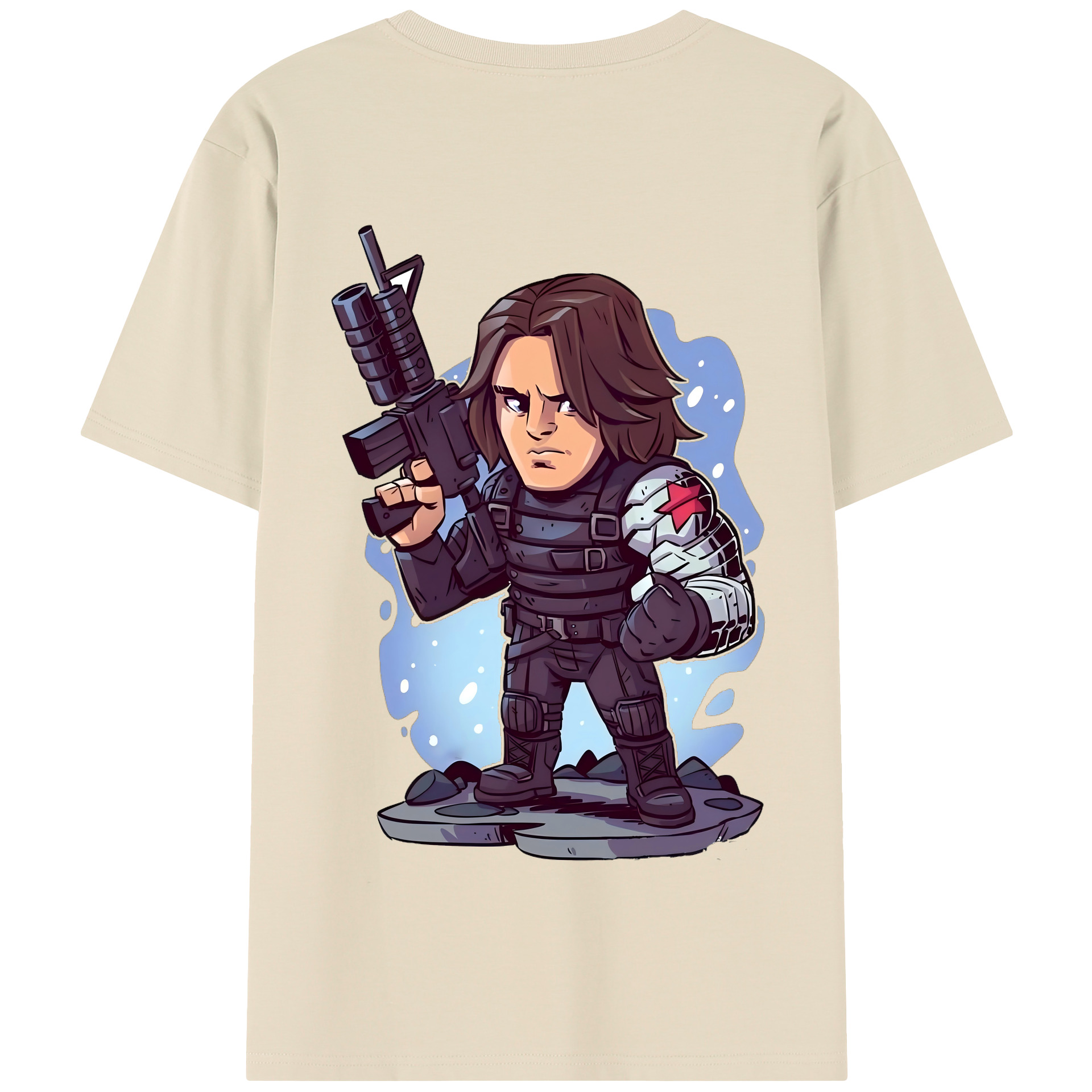 （画像用） アベンジャーズ The Avengers 綿100％半袖Tシャツ（背面プリント）