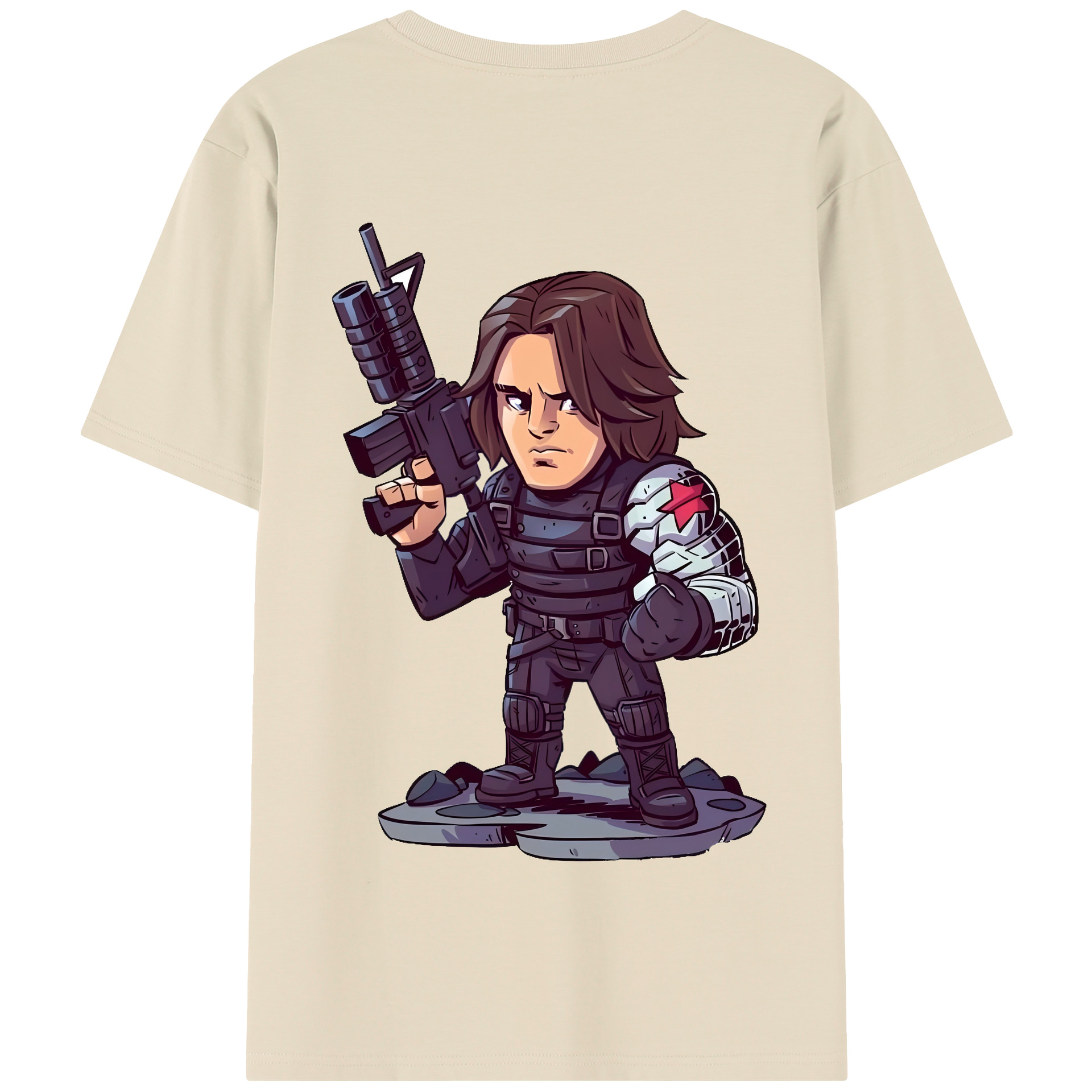 （画像用） アベンジャーズ The Avengers 綿100％半袖Tシャツ（背面プリント）