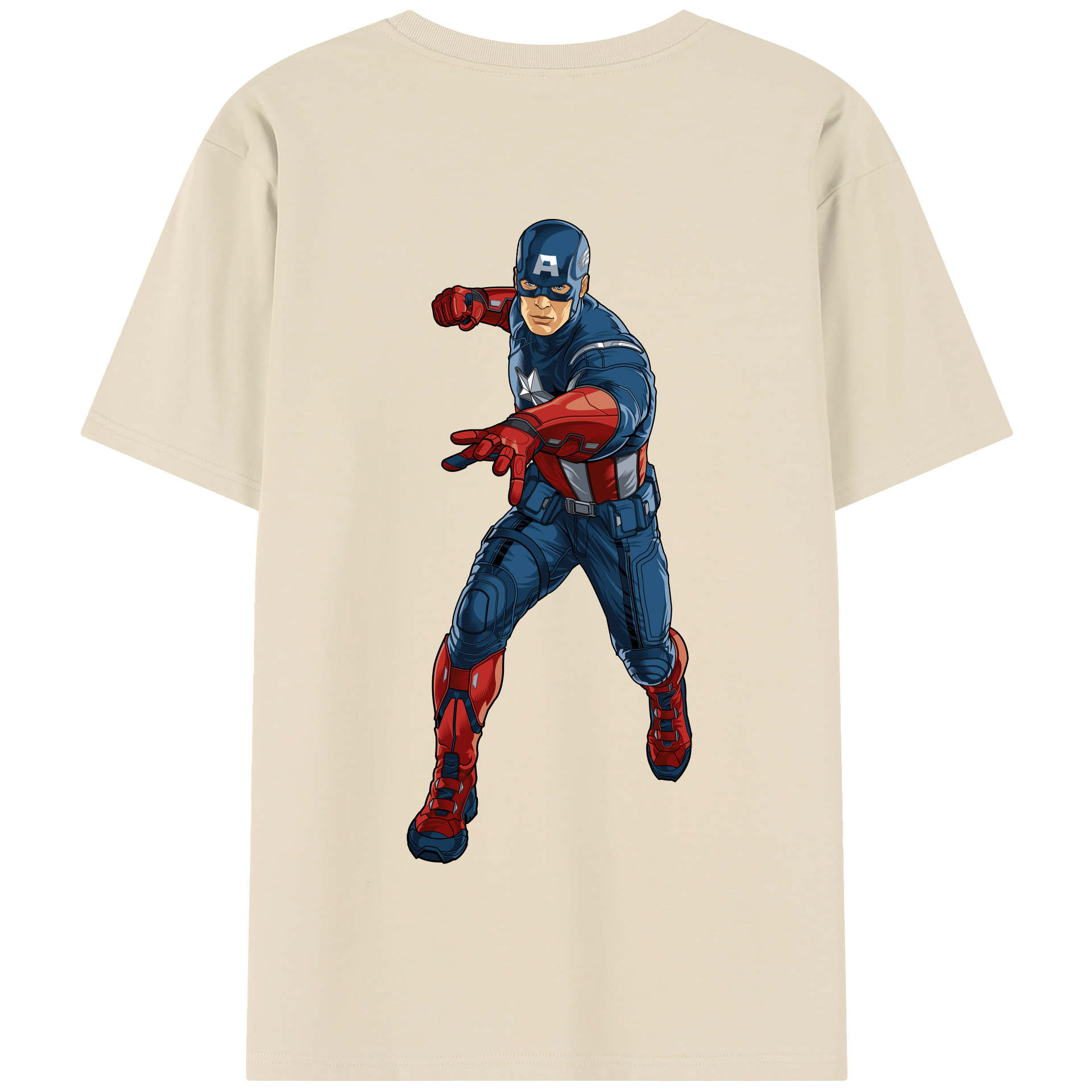（画像用） アベンジャーズ The Avengers 綿100％半袖Tシャツ（背面プリント）