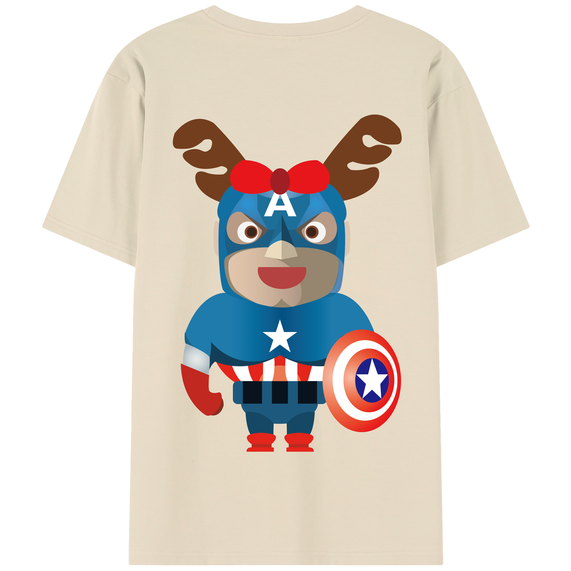 （画像用） アベンジャーズ The Avengers 綿100％半袖Tシャツ（背面プリント）