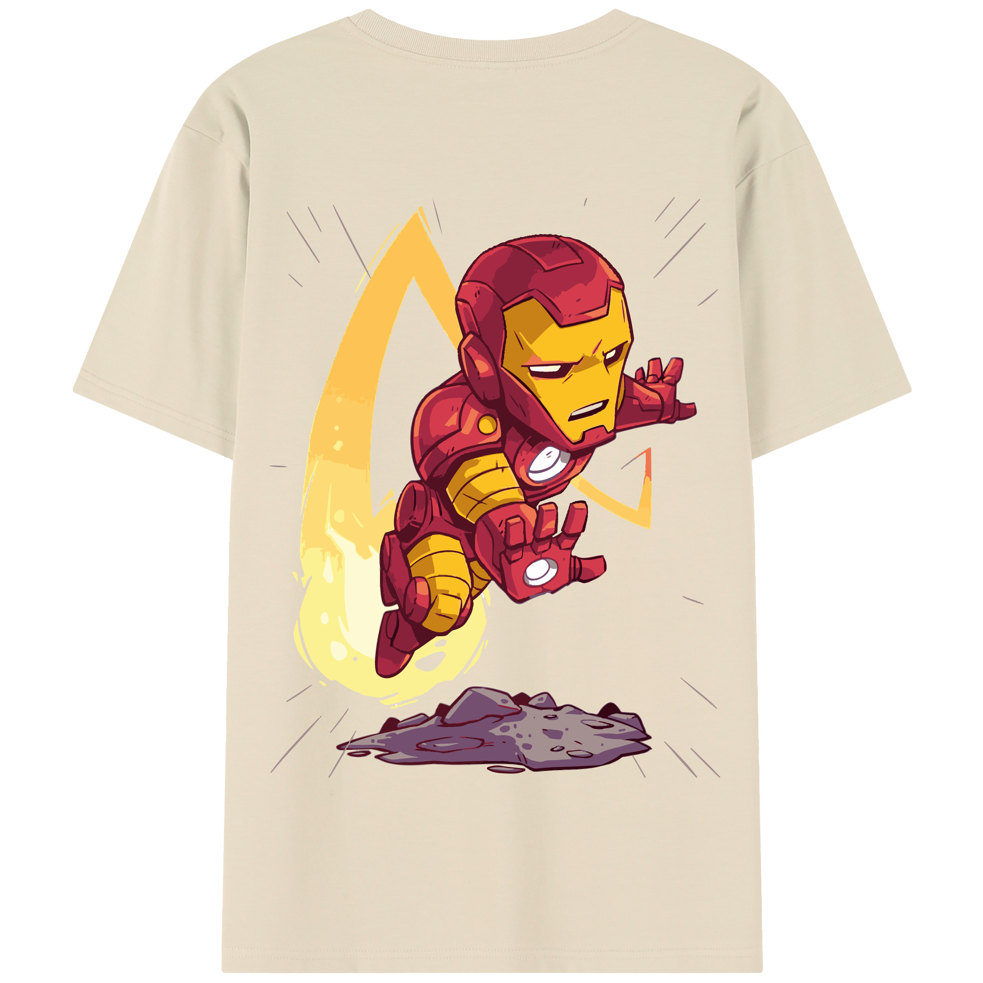 （画像用） アベンジャーズ The Avengers 綿100％半袖Tシャツ（背面プリント）