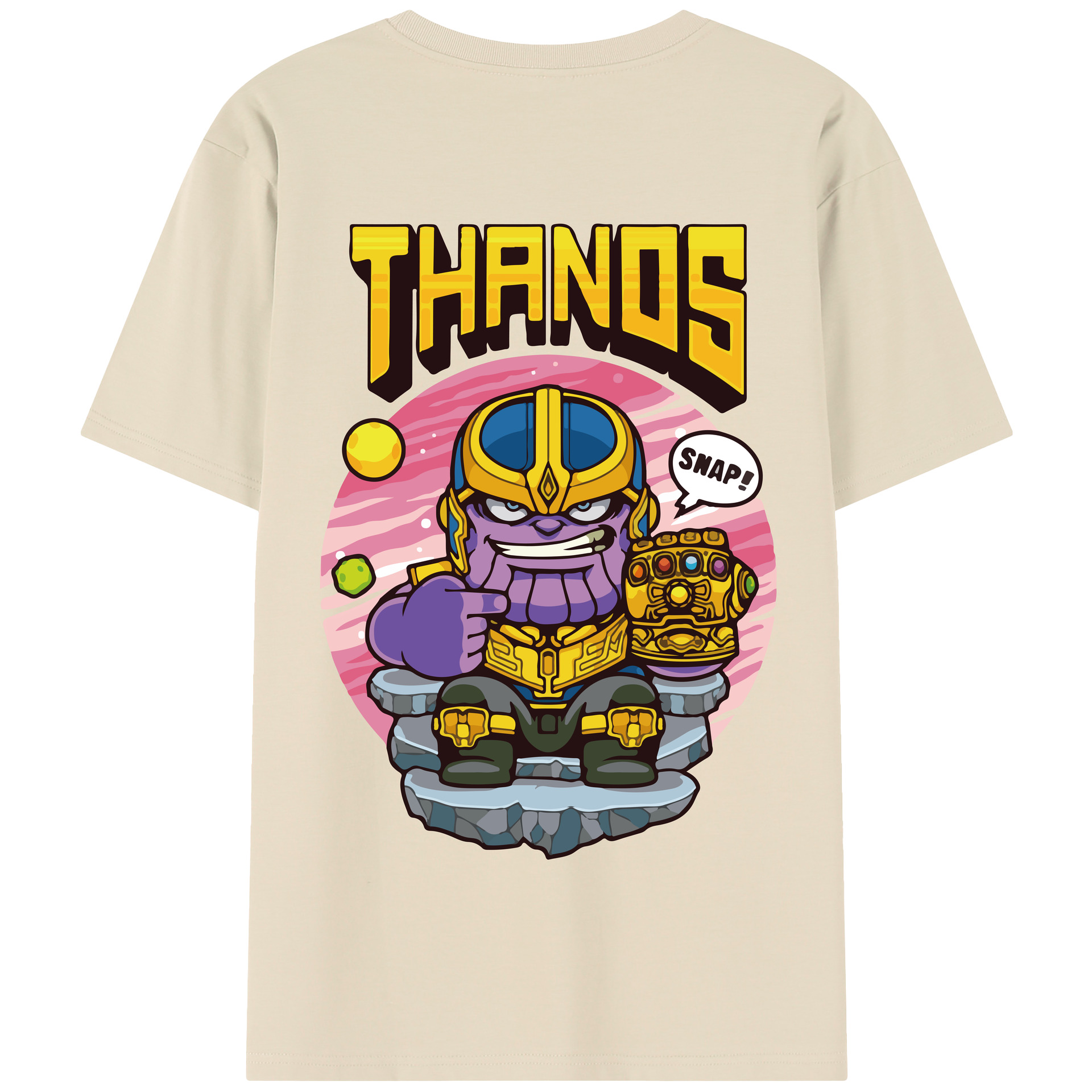 （画像用） アベンジャーズ The Avengers 綿100％半袖Tシャツ（背面プリント）