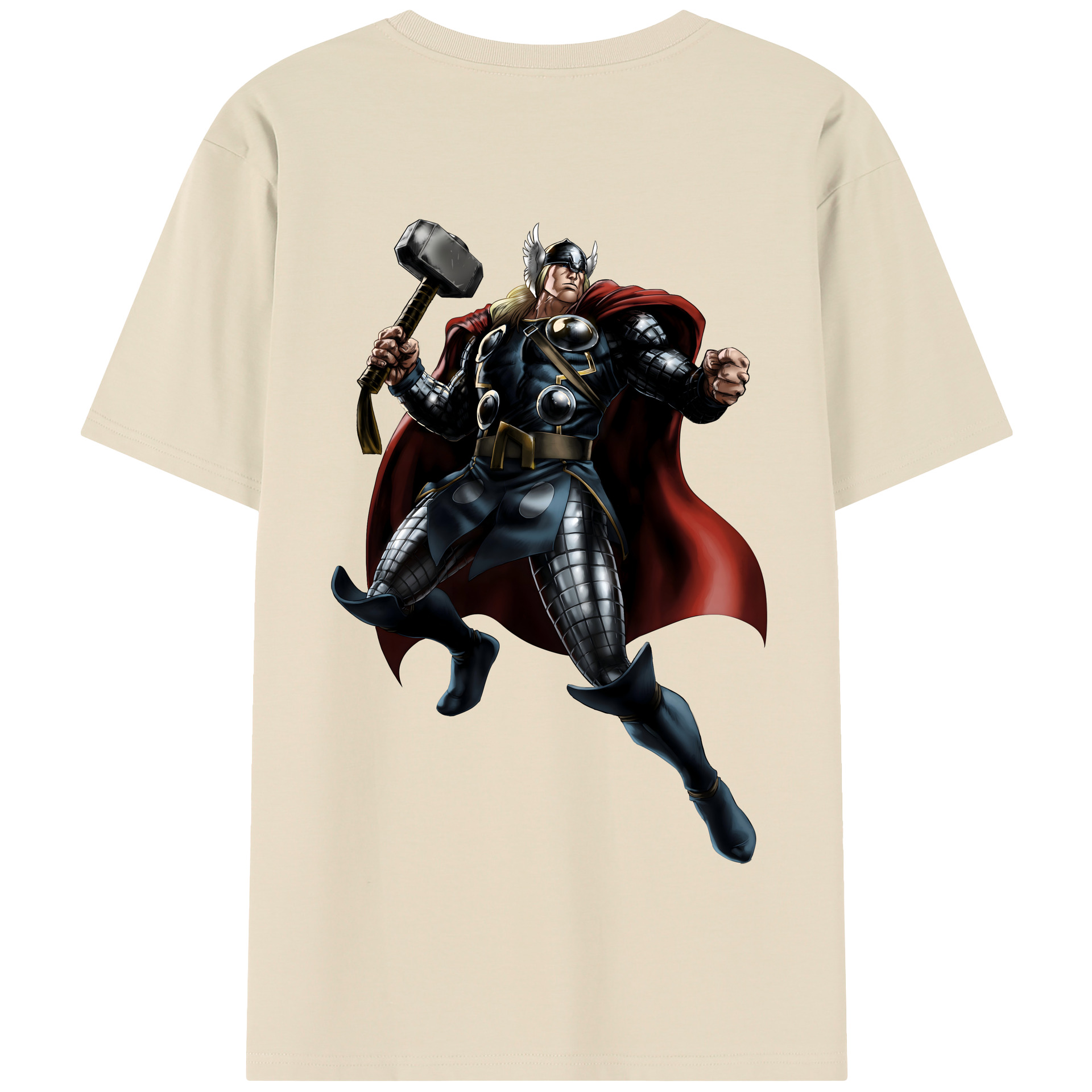 （画像用） アベンジャーズ The Avengers 綿100％半袖Tシャツ（背面プリント）