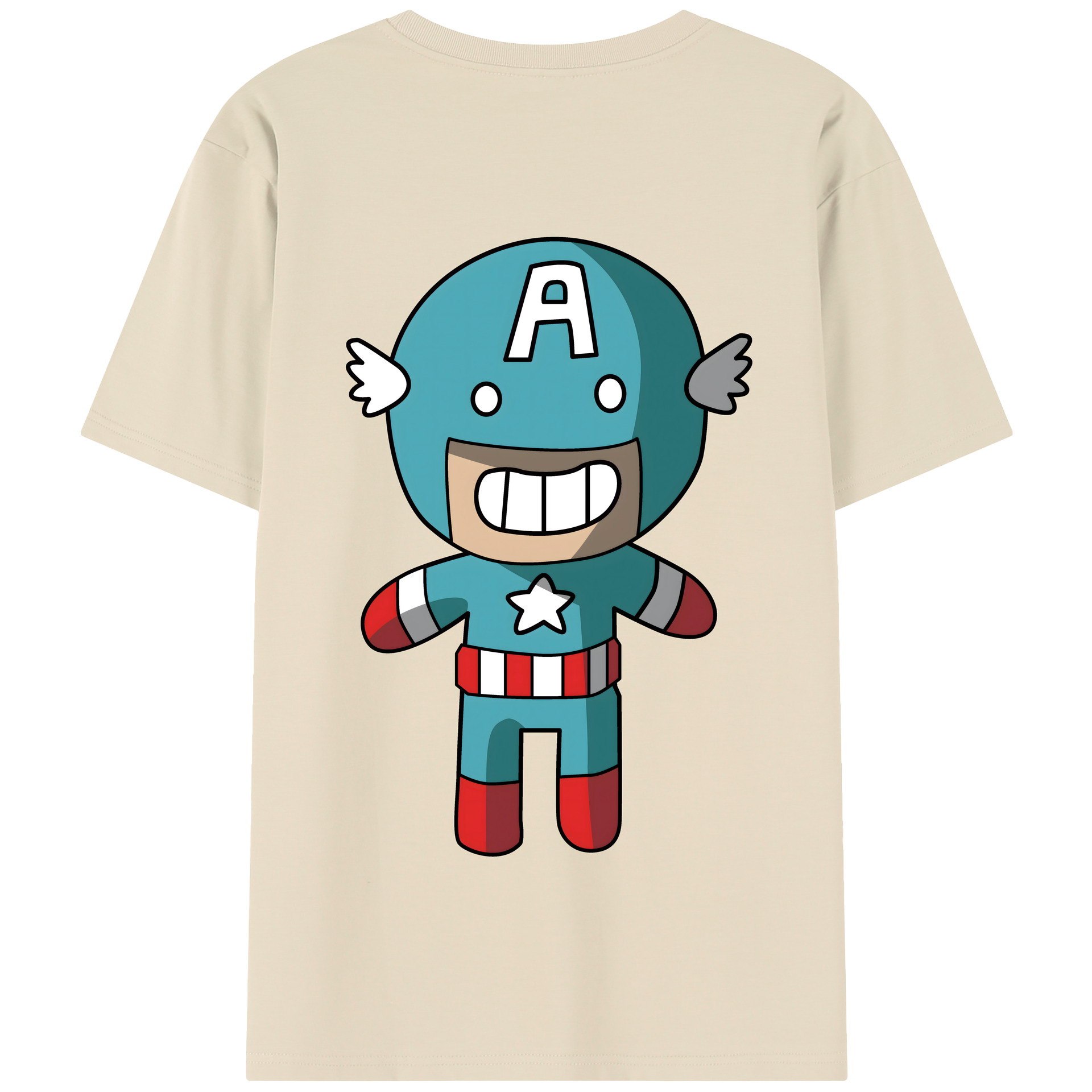 （画像用） アベンジャーズ The Avengers 綿100％半袖Tシャツ（背面プリント）