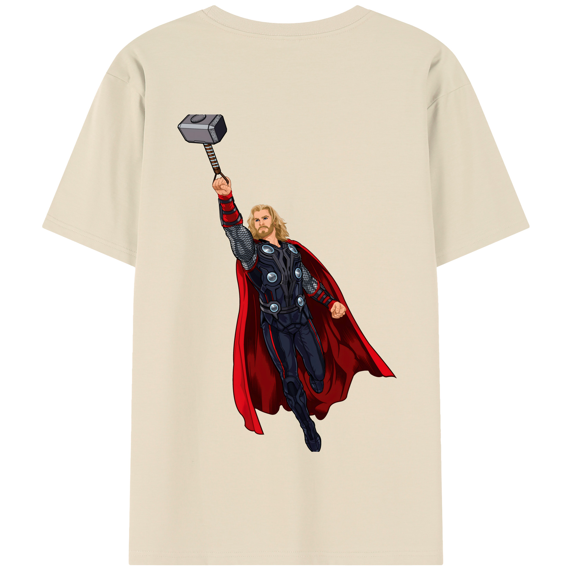 （画像用） アベンジャーズ The Avengers 綿100％半袖Tシャツ（背面プリント）