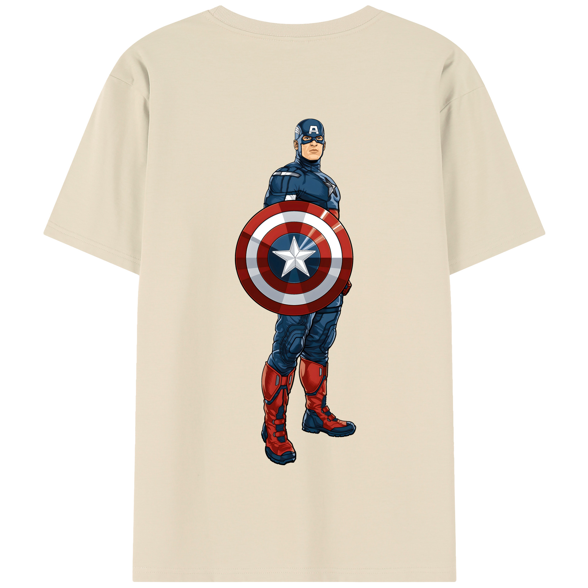 （画像用） アベンジャーズ The Avengers 綿100％半袖Tシャツ（背面プリント）