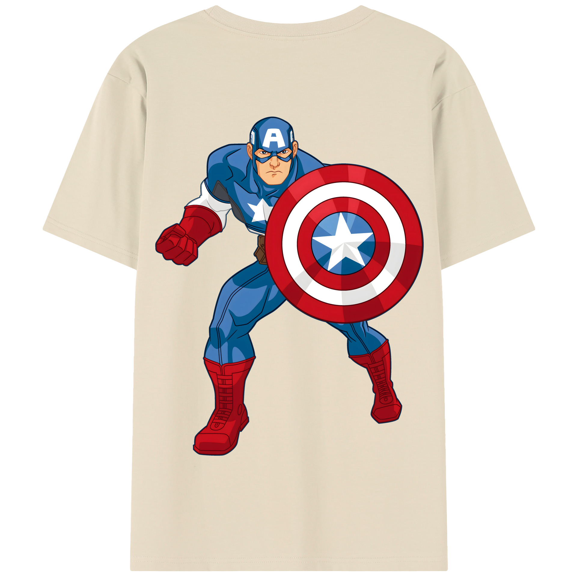 （画像用） アベンジャーズ The Avengers 綿100％半袖Tシャツ（背面プリント）