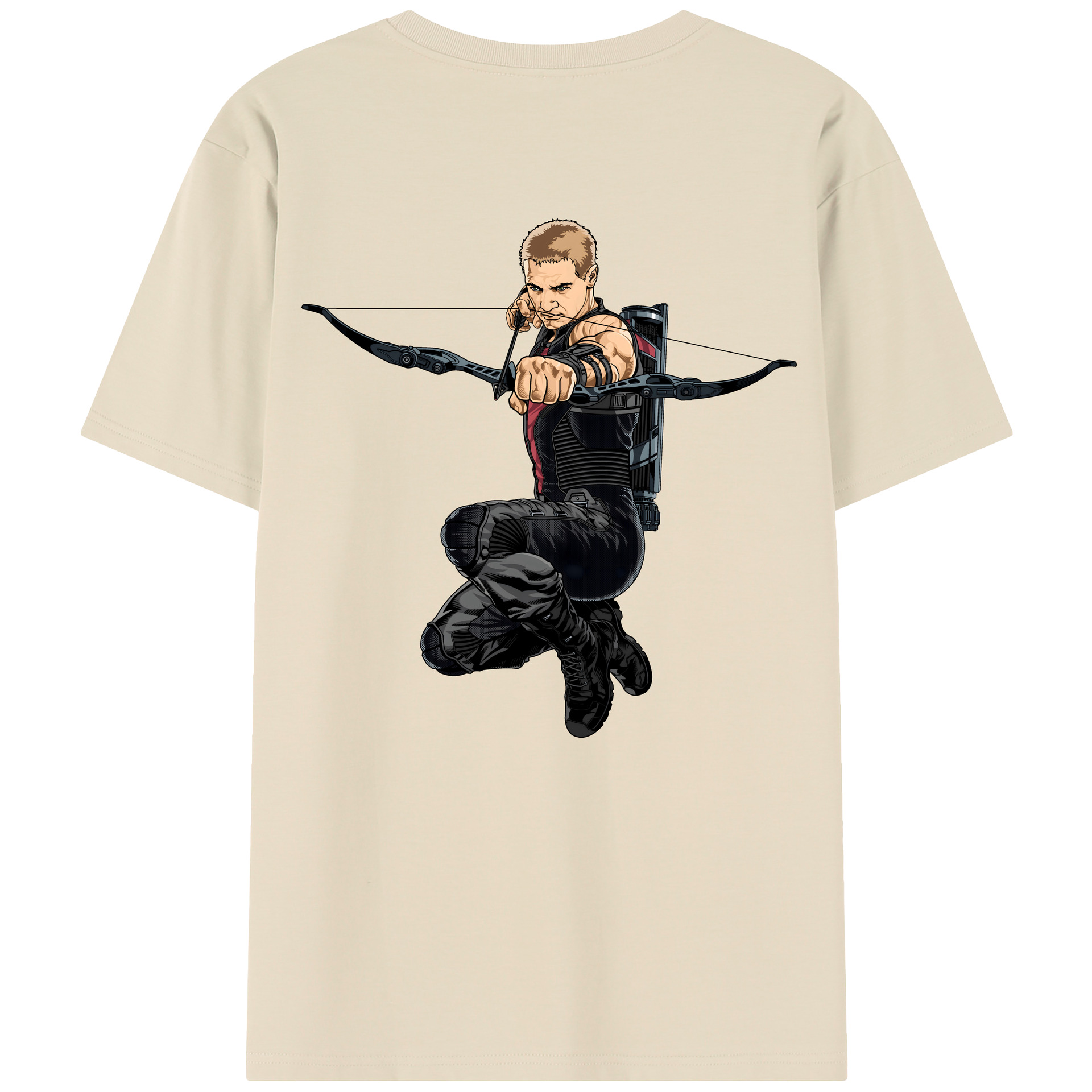 （画像用） アベンジャーズ The Avengers 綿100％半袖Tシャツ（背面プリント）