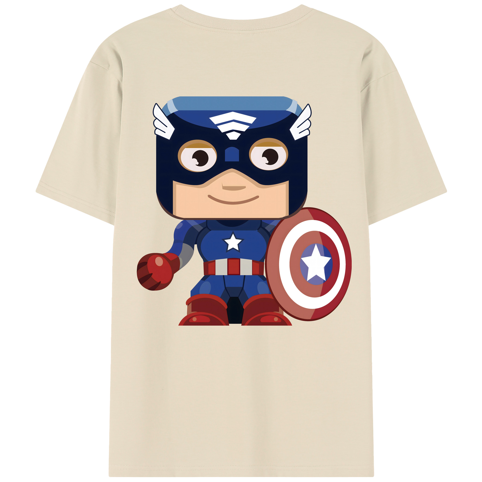 （画像用） アベンジャーズ The Avengers 綿100％半袖Tシャツ（背面プリント）