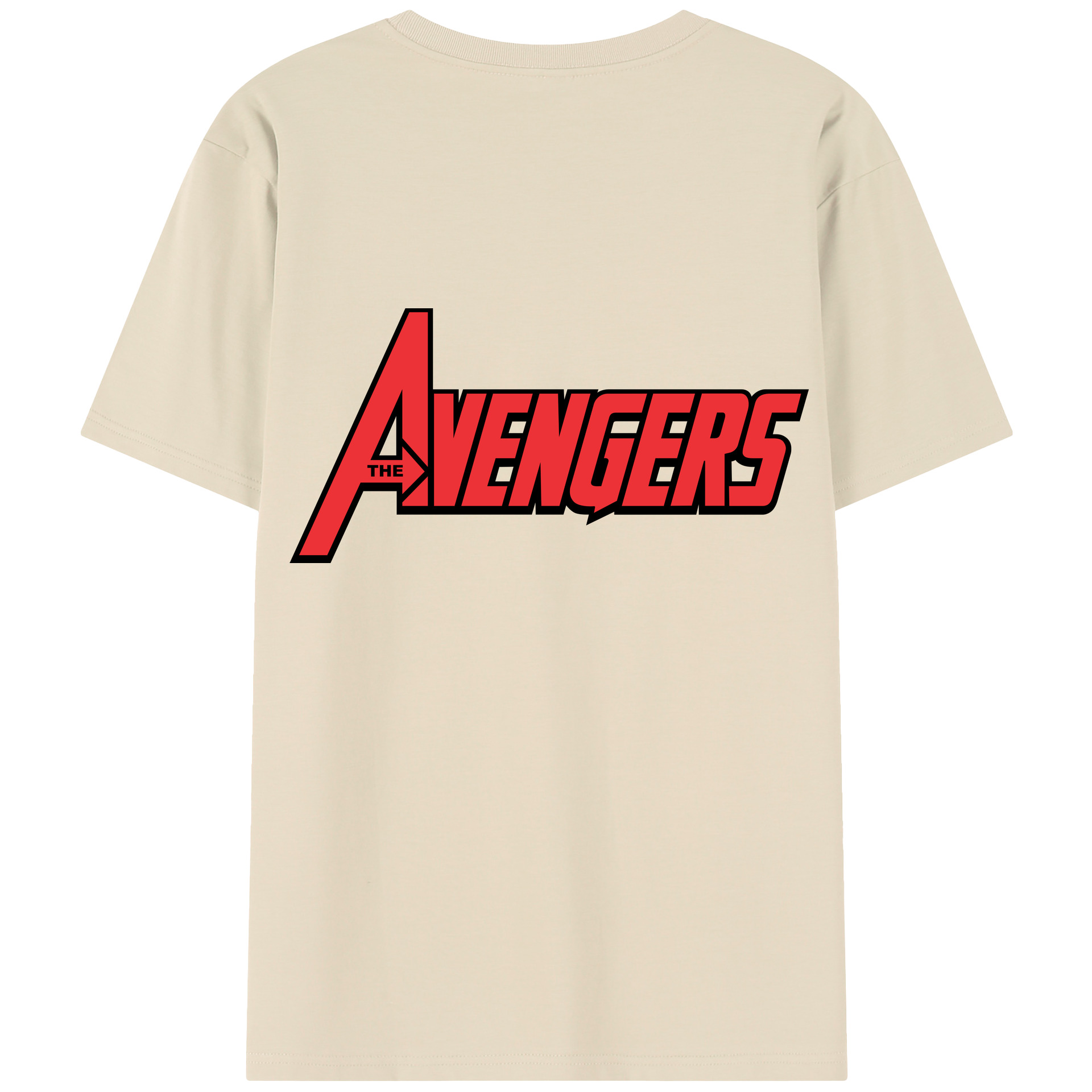 （画像用） アベンジャーズ The Avengers 綿100％半袖Tシャツ（背面プリント）