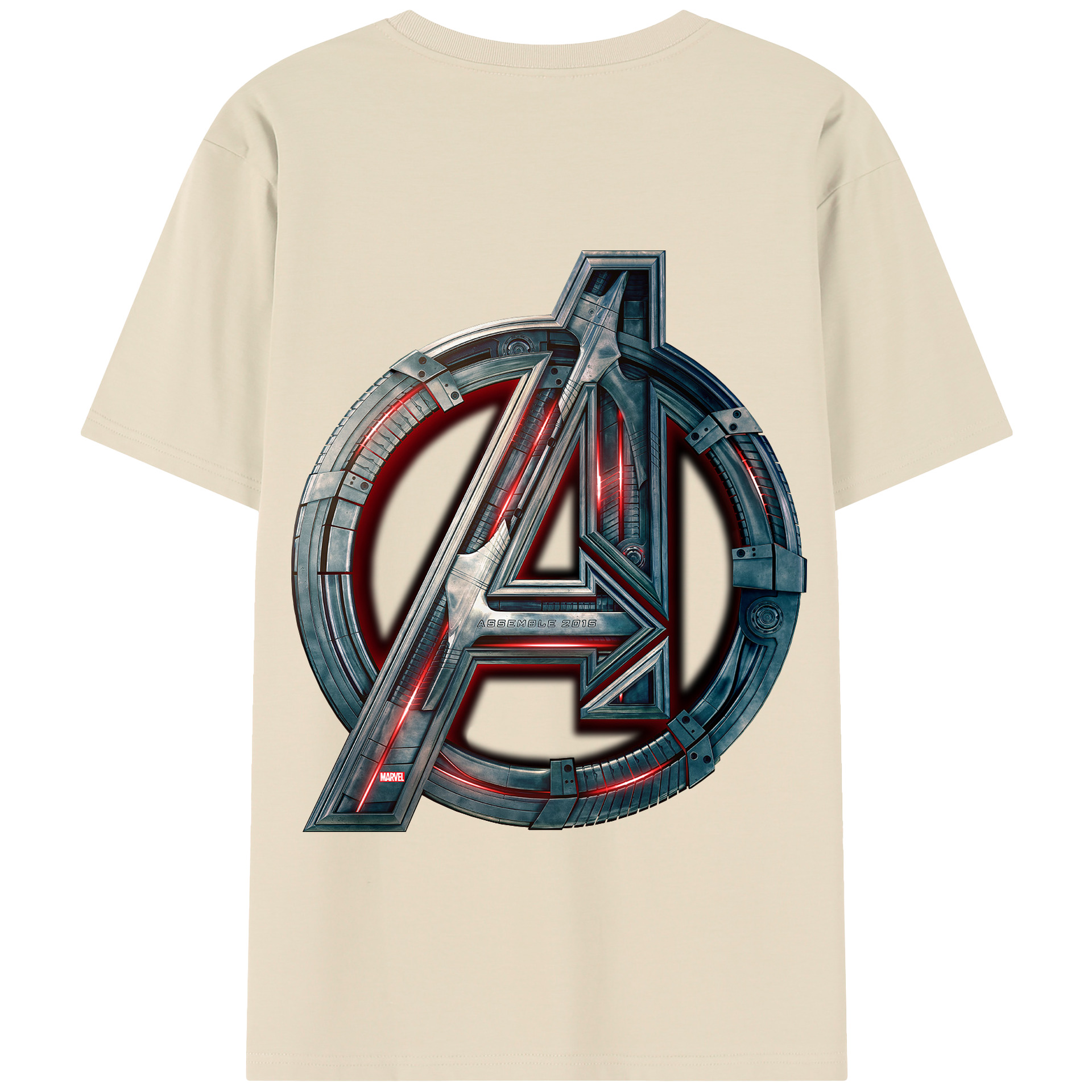 （画像用） アベンジャーズ The Avengers 綿100％半袖Tシャツ（背面プリント）