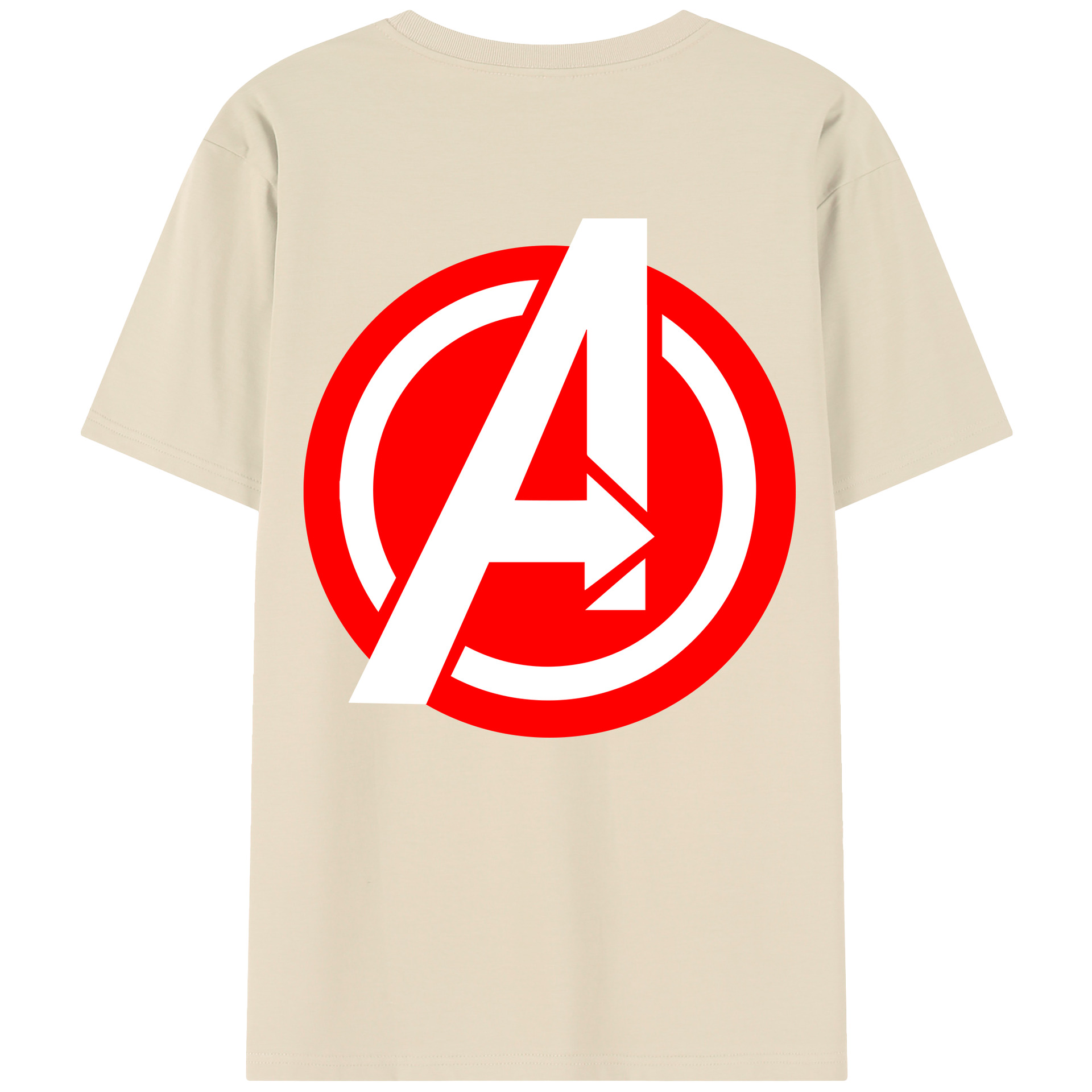 （画像用） アベンジャーズ The Avengers 綿100％半袖Tシャツ（背面プリント）