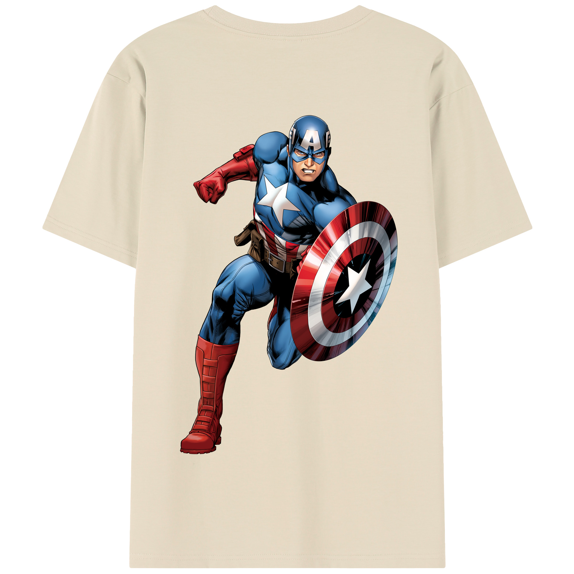 （画像用） アベンジャーズ The Avengers 綿100％半袖Tシャツ（背面プリント）
