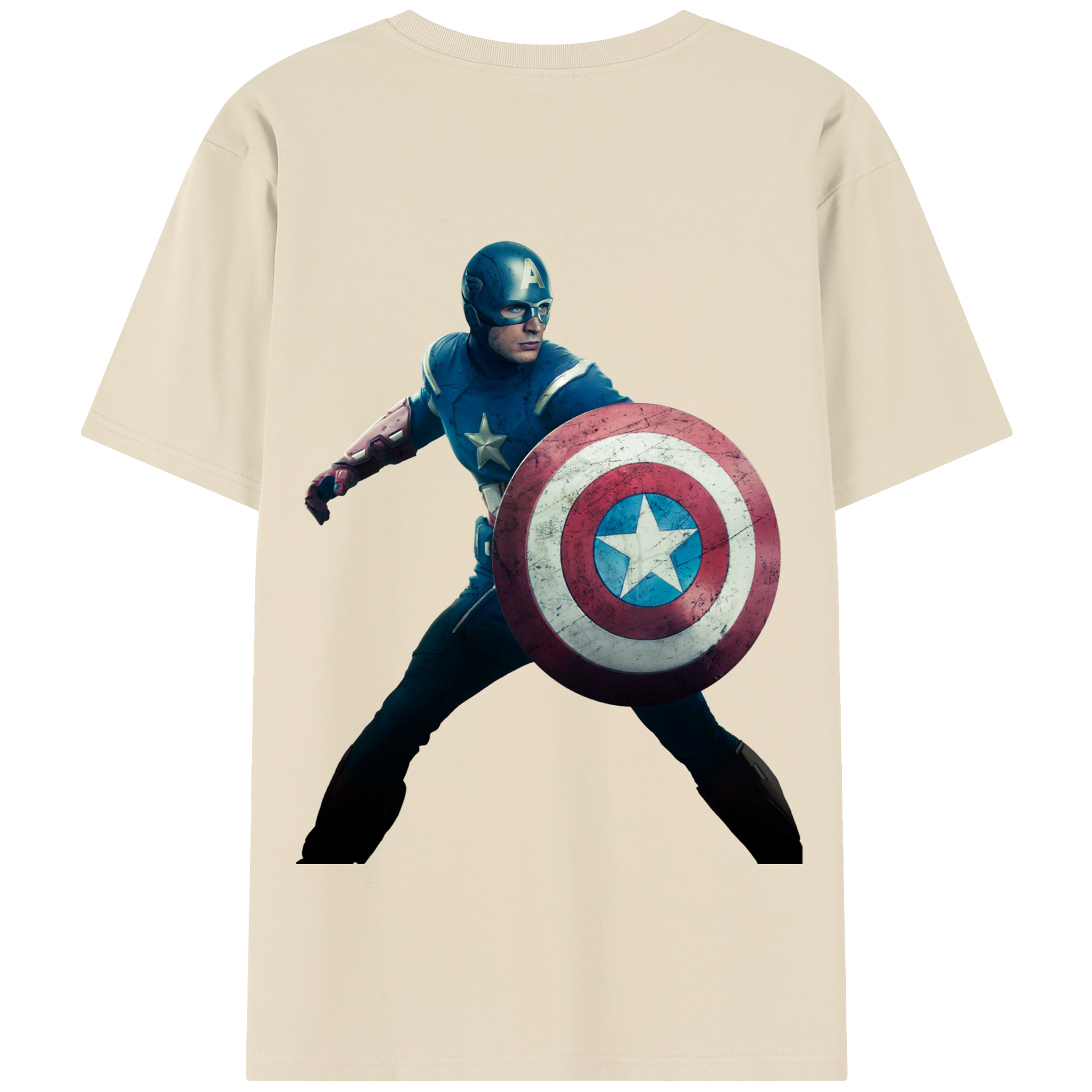 （画像用） アベンジャーズ The Avengers 綿100％半袖Tシャツ（背面プリント）
