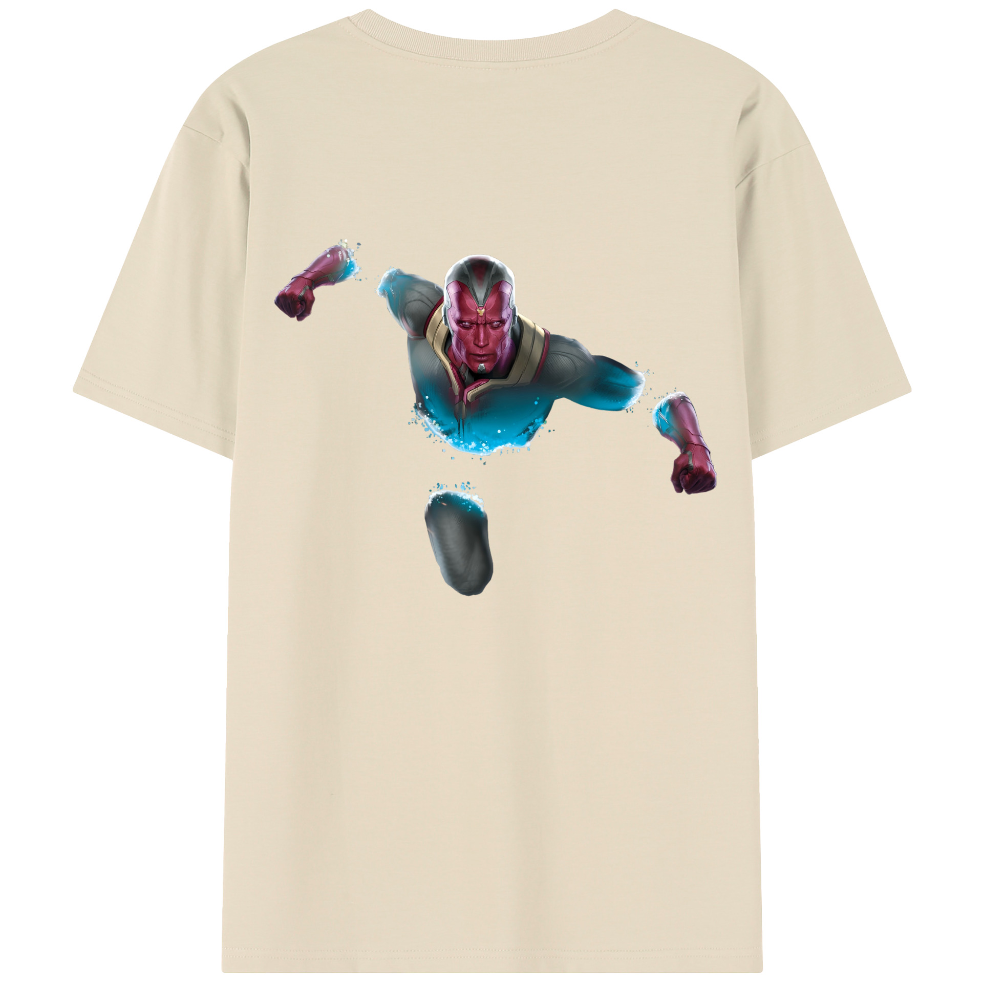 （画像用） アベンジャーズ The Avengers 綿100％半袖Tシャツ（背面プリント）