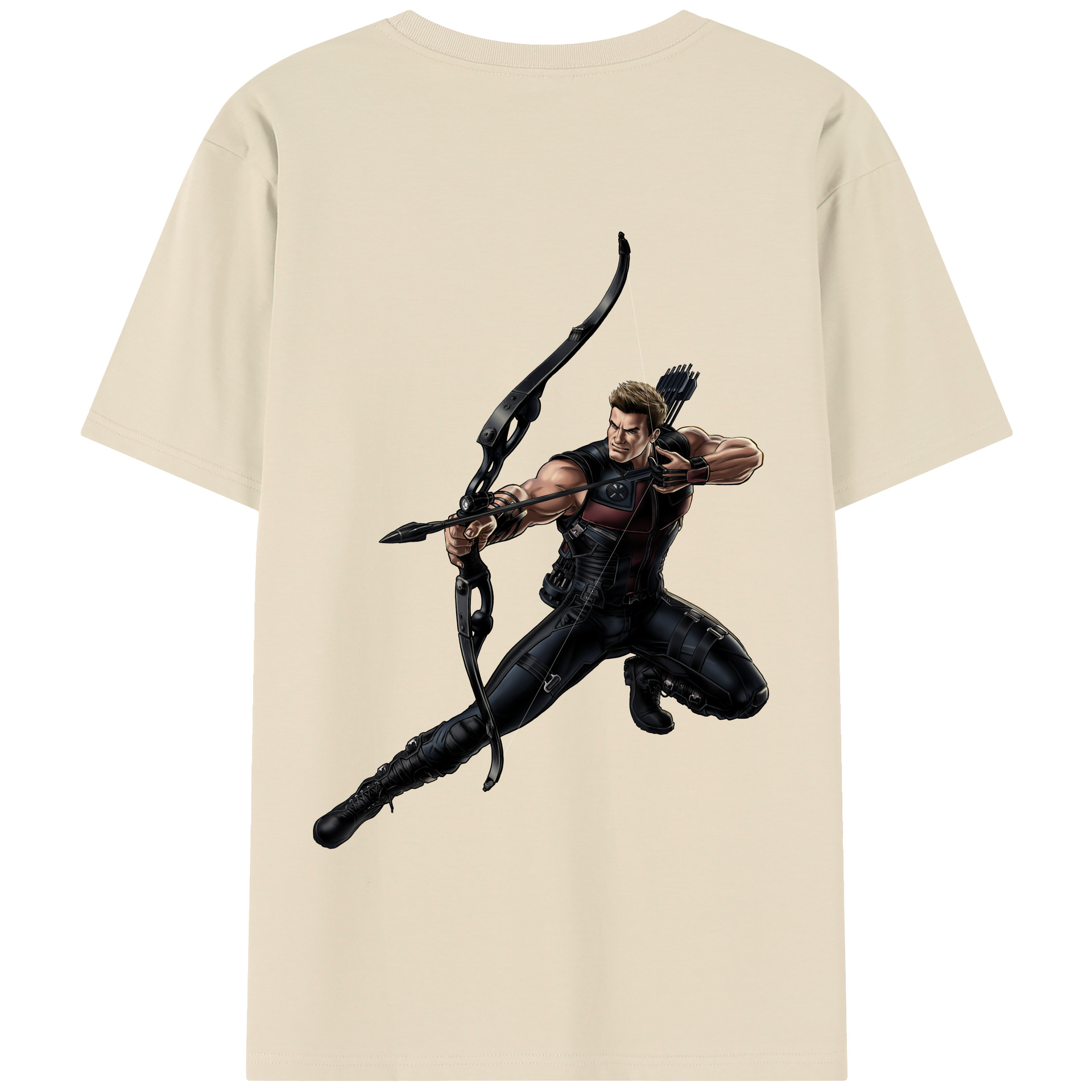 （画像用） アベンジャーズ The Avengers 綿100％半袖Tシャツ（背面プリント）