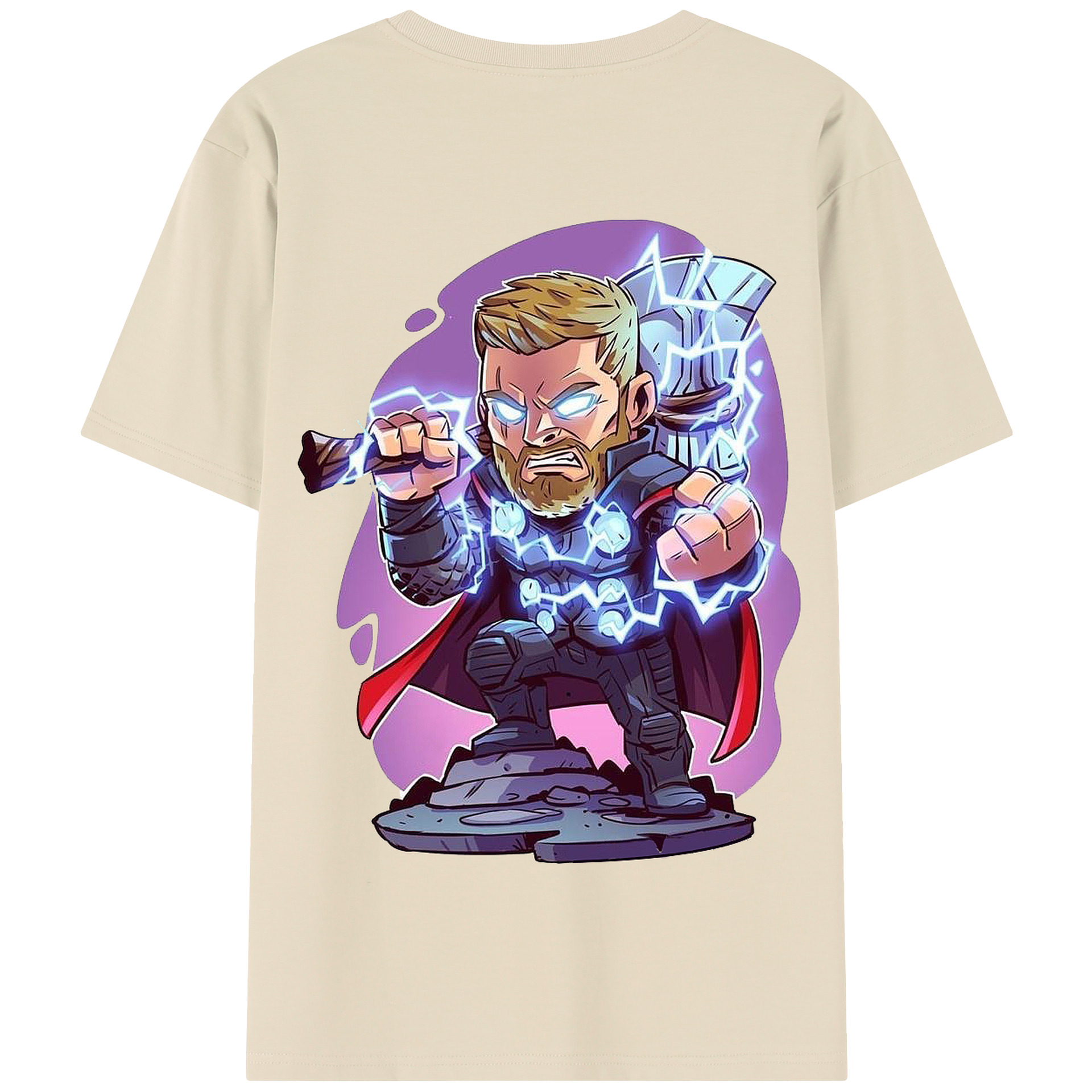 （画像用） アベンジャーズ The Avengers 綿100％半袖Tシャツ（背面プリント）
