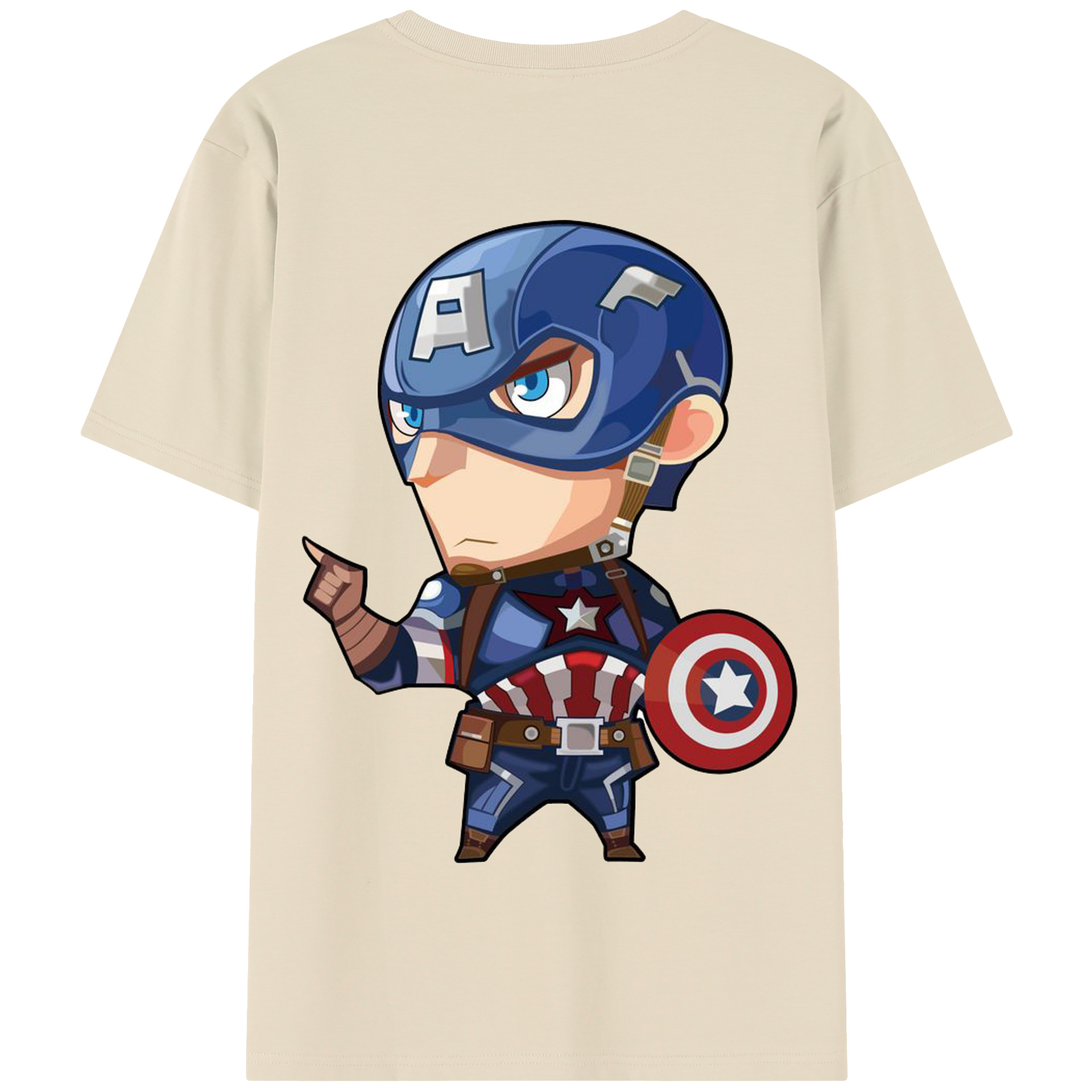 （画像用） アベンジャーズ The Avengers 綿100％半袖Tシャツ（背面プリント）