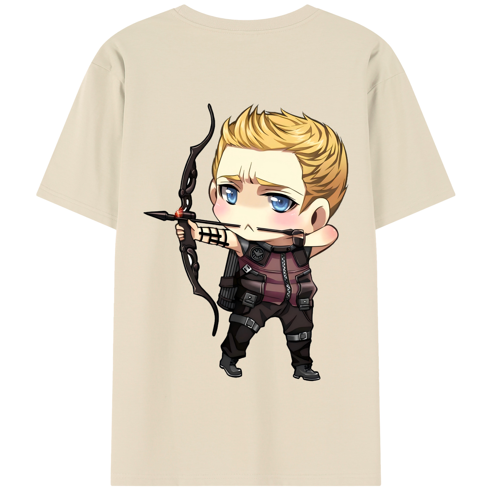 （画像用） アベンジャーズ The Avengers 綿100％半袖Tシャツ（背面プリント）