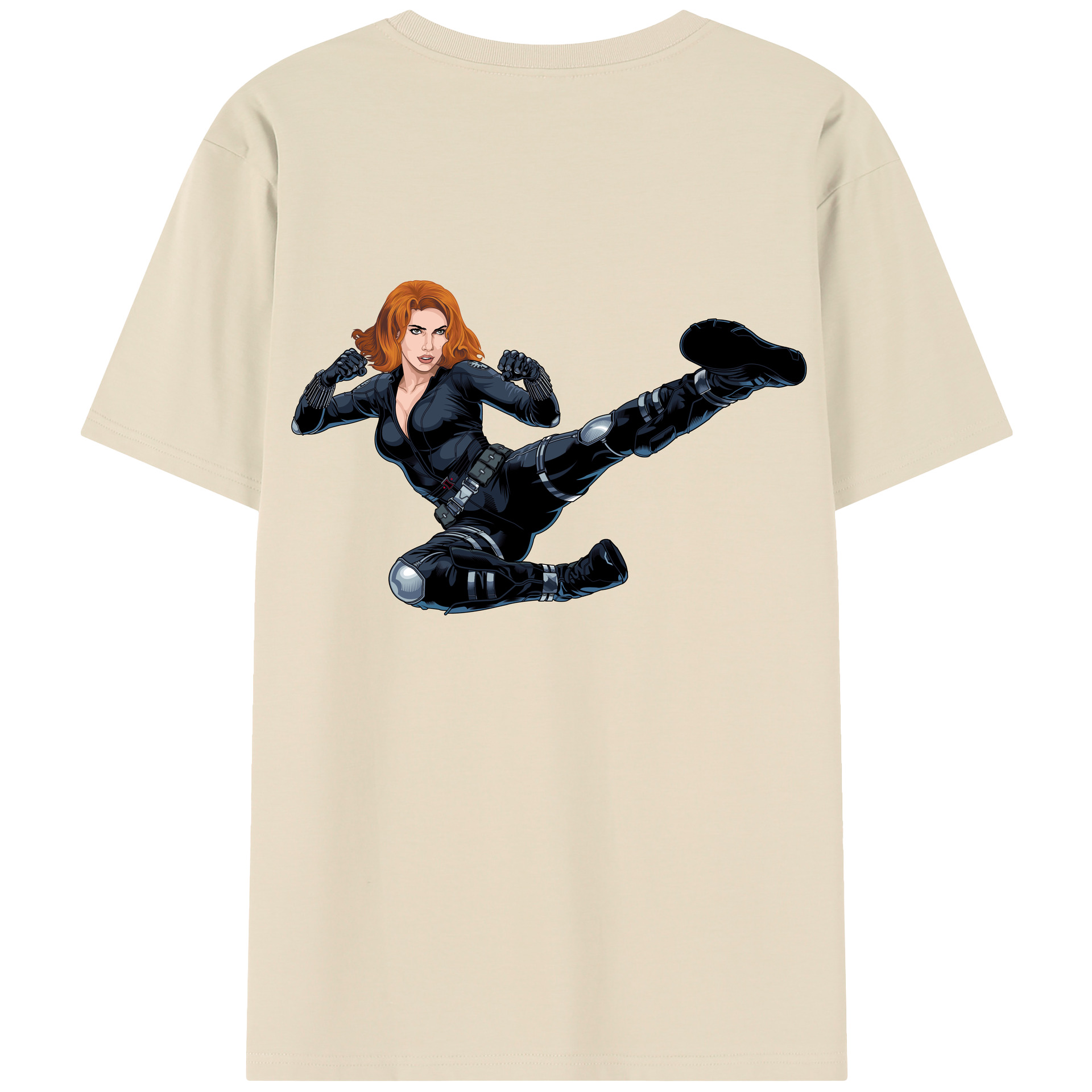 （画像用） アベンジャーズ The Avengers 綿100％半袖Tシャツ（背面プリント）