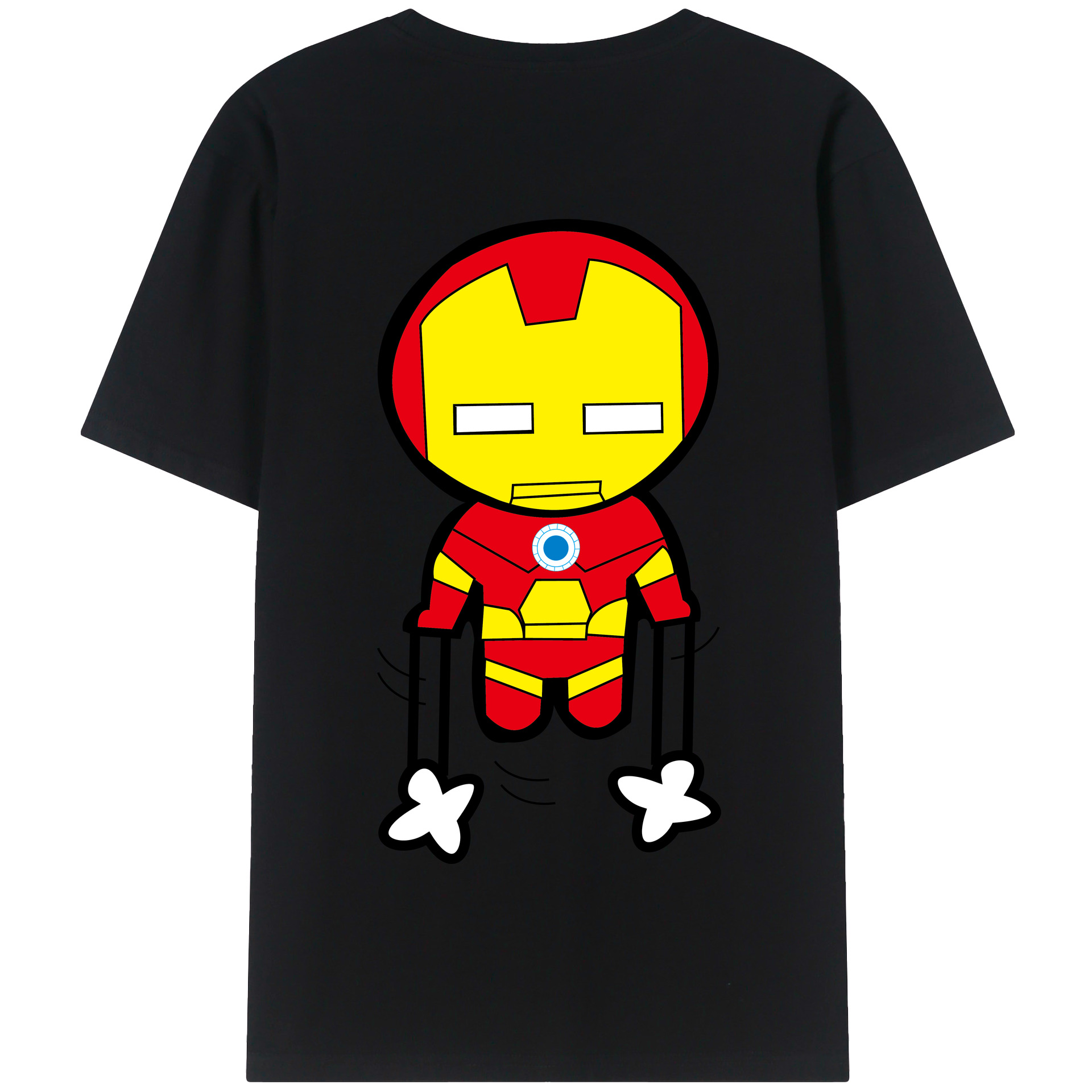 （画像用） アベンジャーズ The Avengers 綿100％半袖Tシャツ（背面プリント）