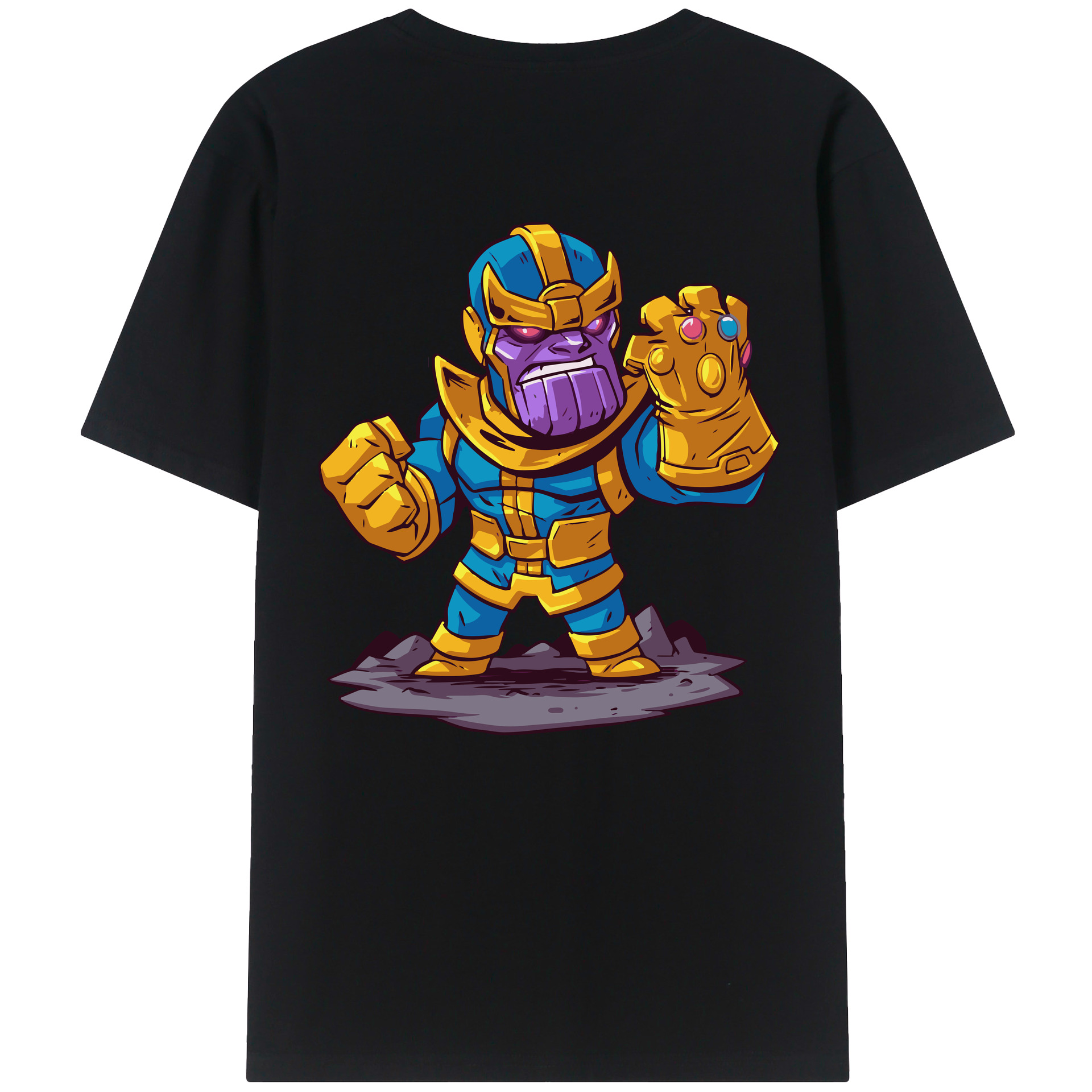 （画像用） アベンジャーズ The Avengers 綿100％半袖Tシャツ（背面プリント）