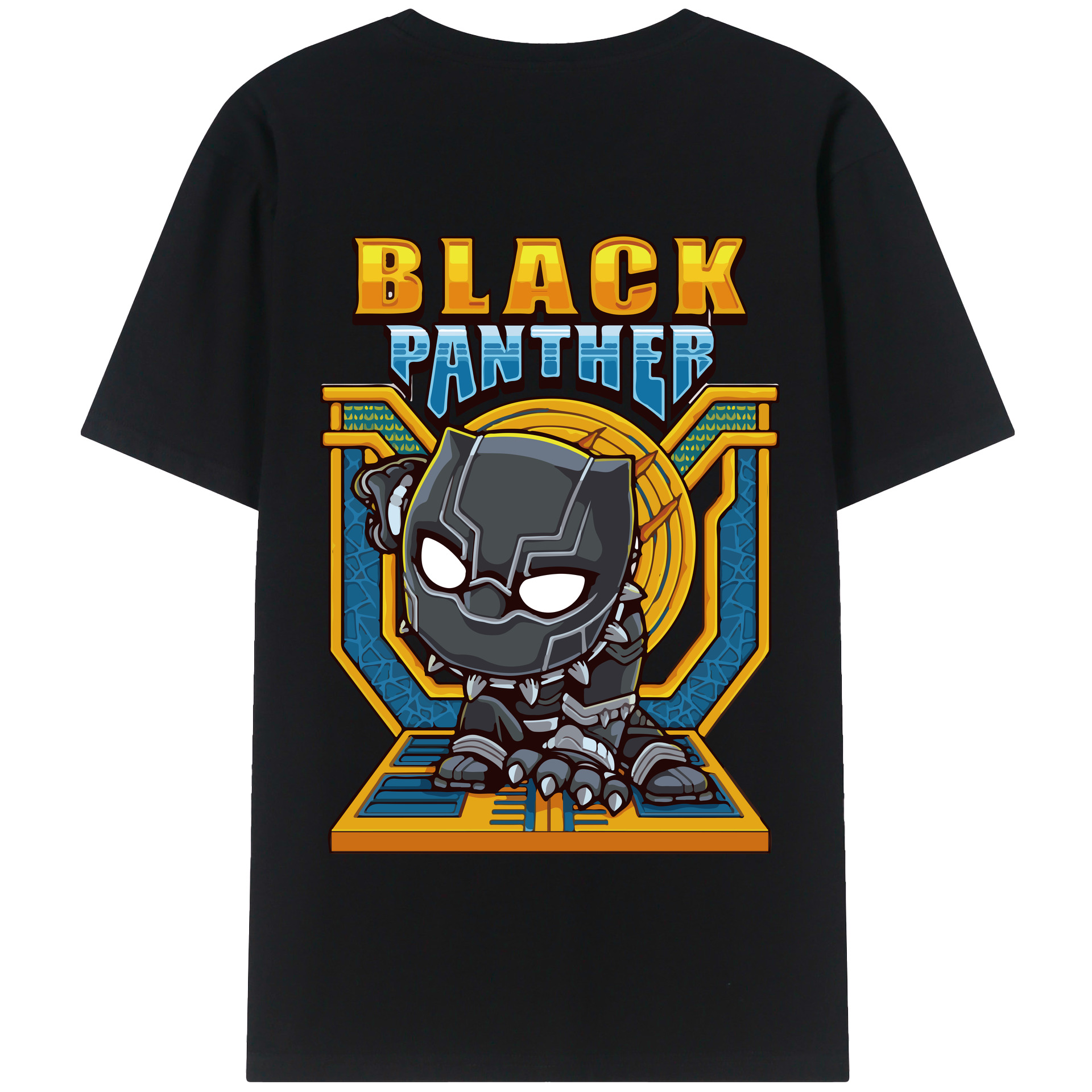 （画像用） アベンジャーズ The Avengers 綿100％半袖Tシャツ（背面プリント）