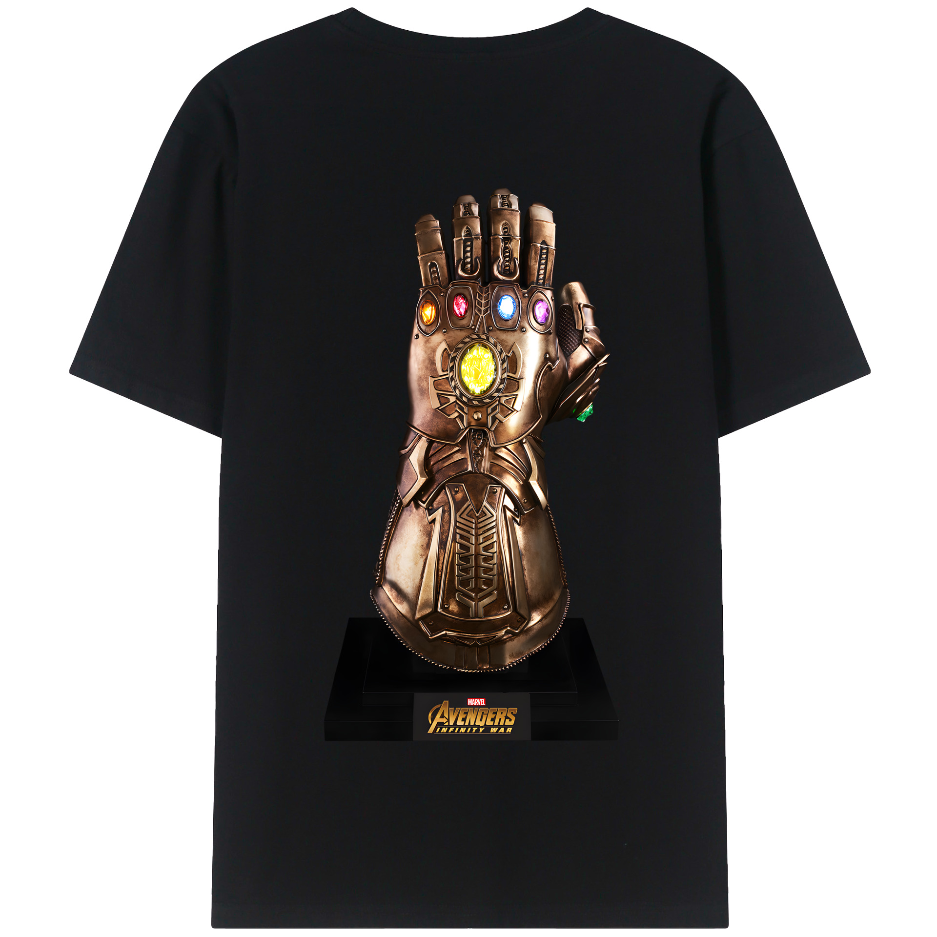 （画像用） アベンジャーズ The Avengers 綿100％半袖Tシャツ（背面プリント）