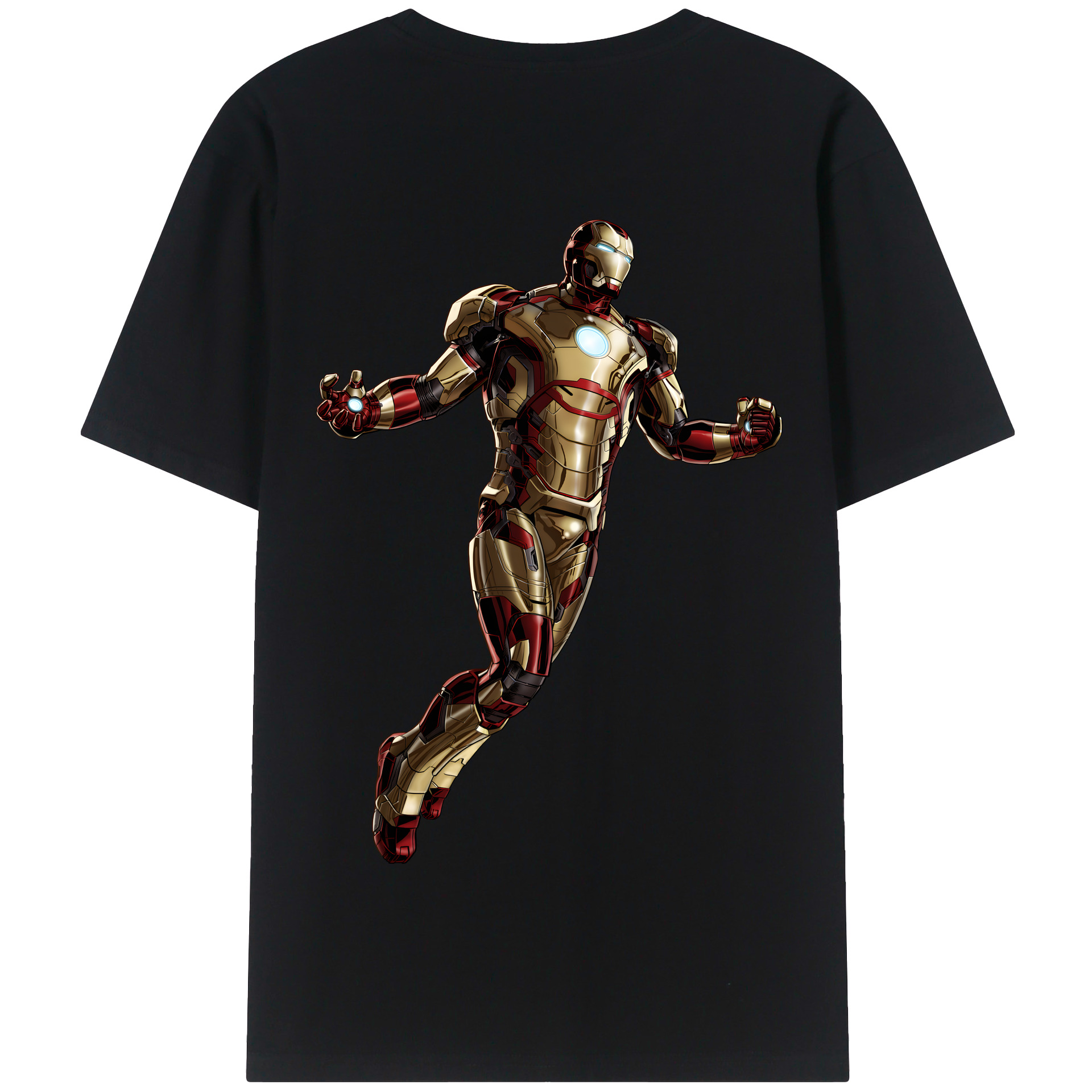 （画像用） アベンジャーズ The Avengers 綿100％半袖Tシャツ（背面プリント）