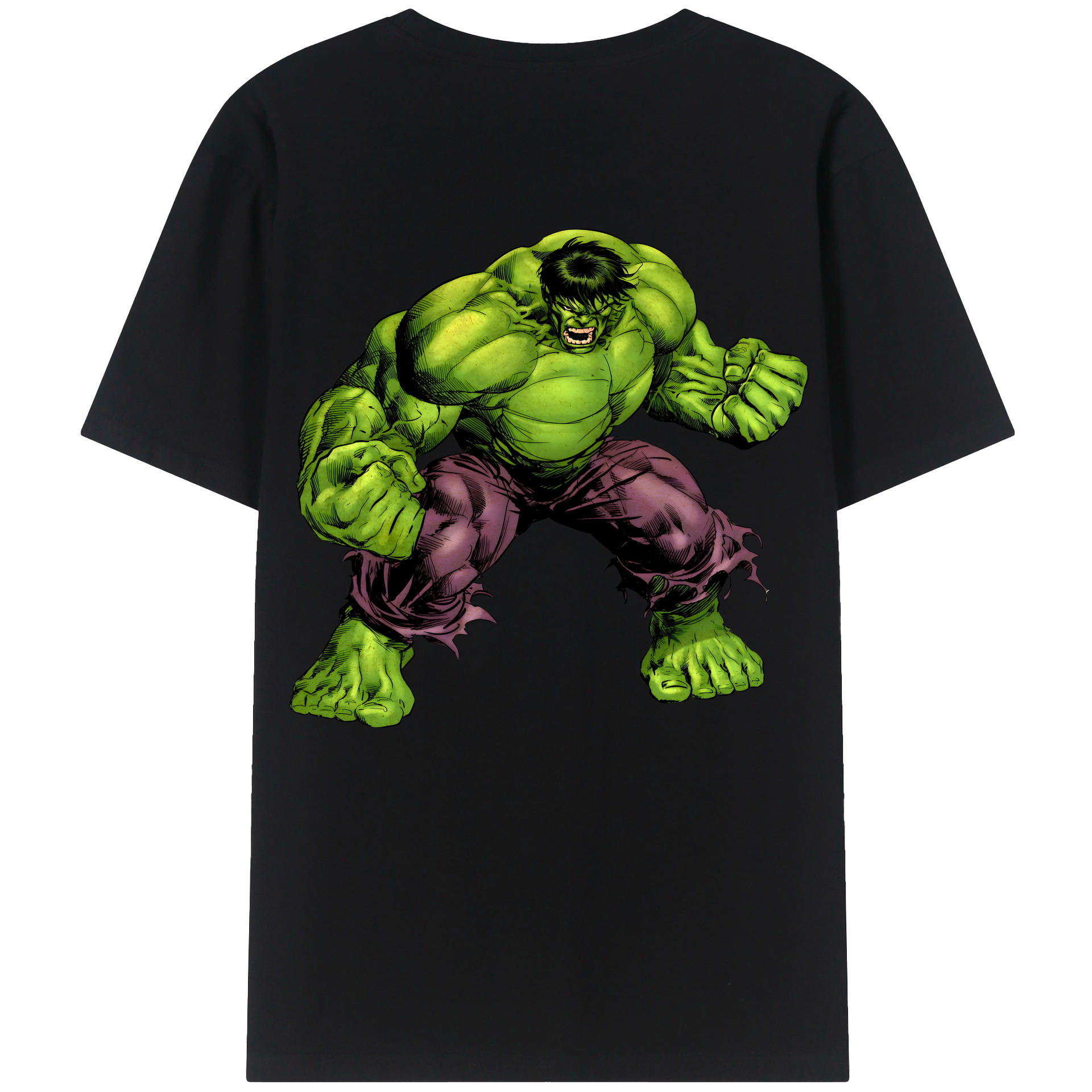 （画像用） アベンジャーズ The Avengers 綿100％半袖Tシャツ（背面プリント）