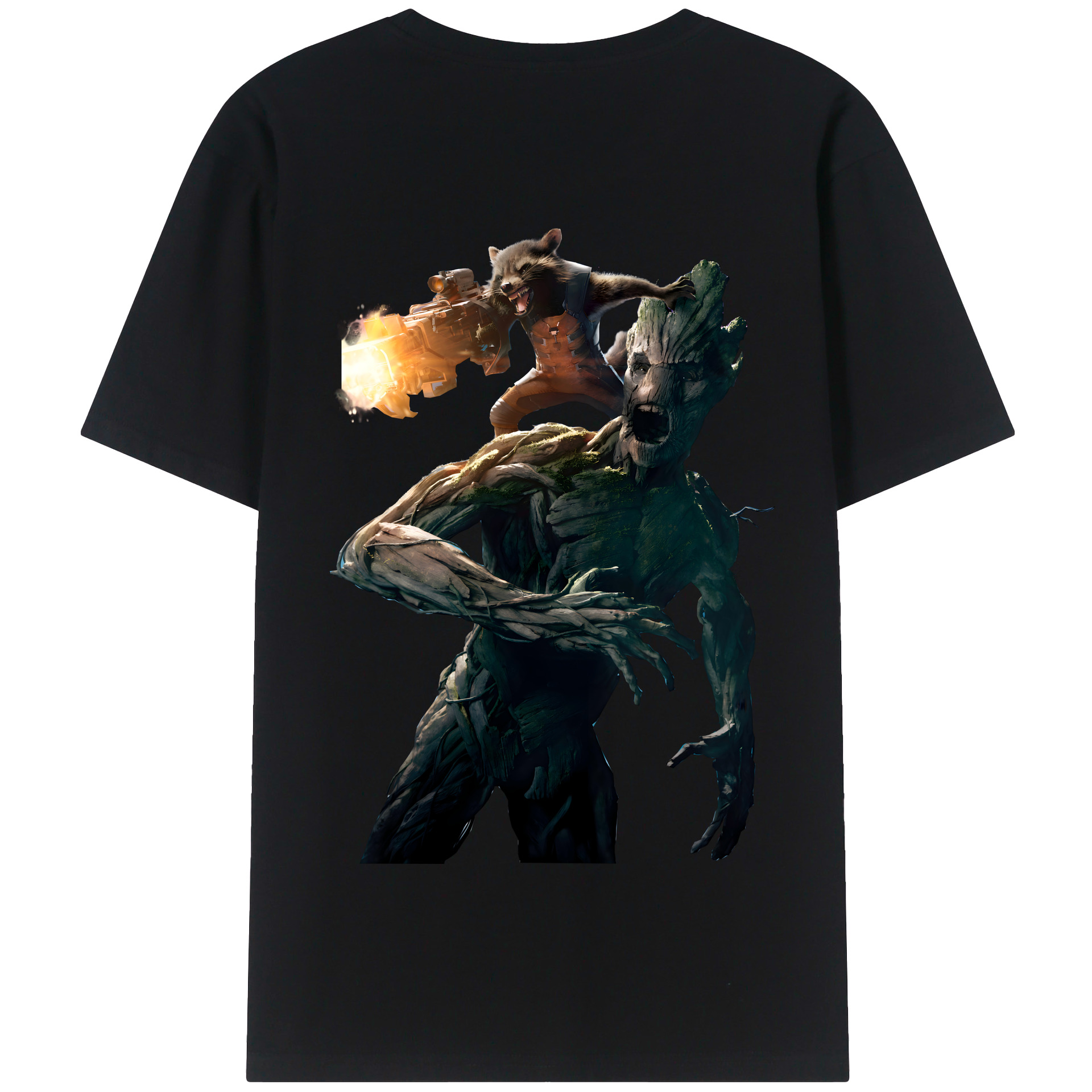 （画像用） アベンジャーズ The Avengers 綿100％半袖Tシャツ（背面プリント）