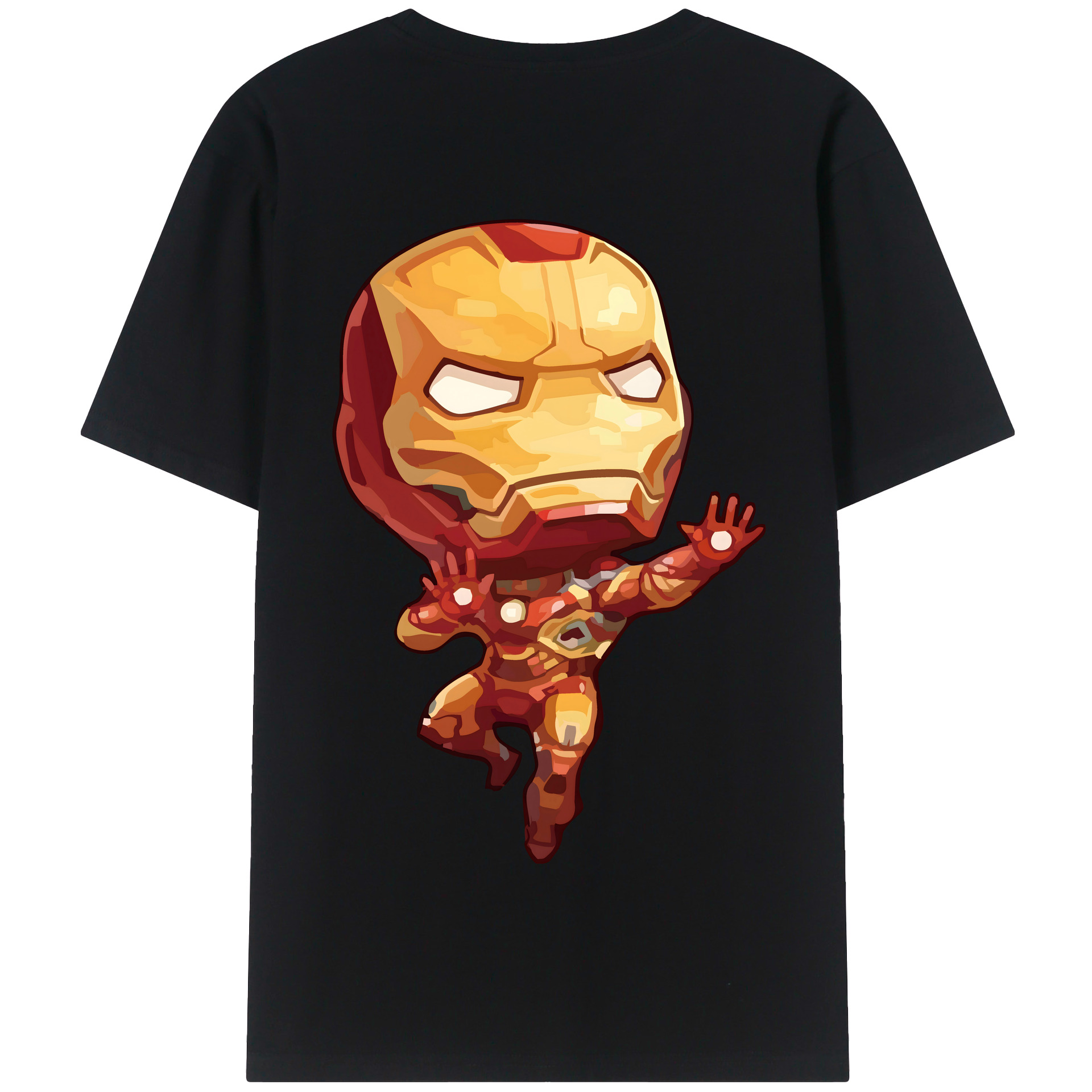 （画像用） アベンジャーズ The Avengers 綿100％半袖Tシャツ（背面プリント）