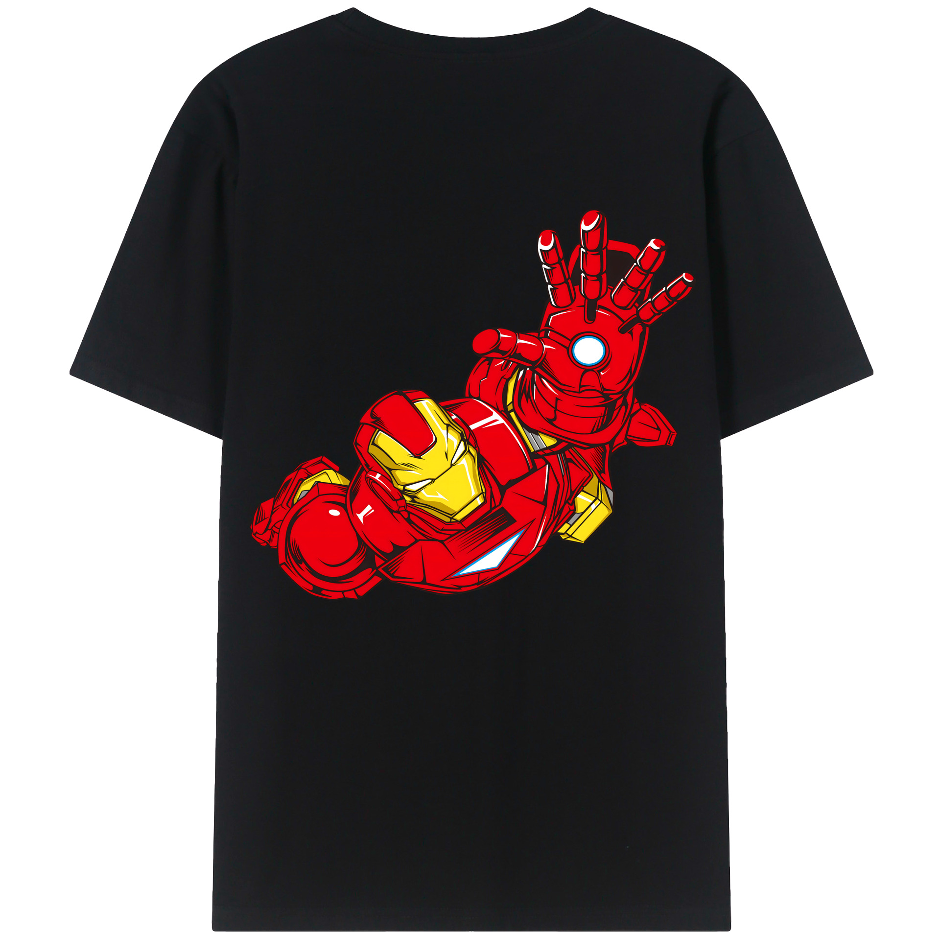 （画像用） アベンジャーズ The Avengers 綿100％半袖Tシャツ（背面プリント）