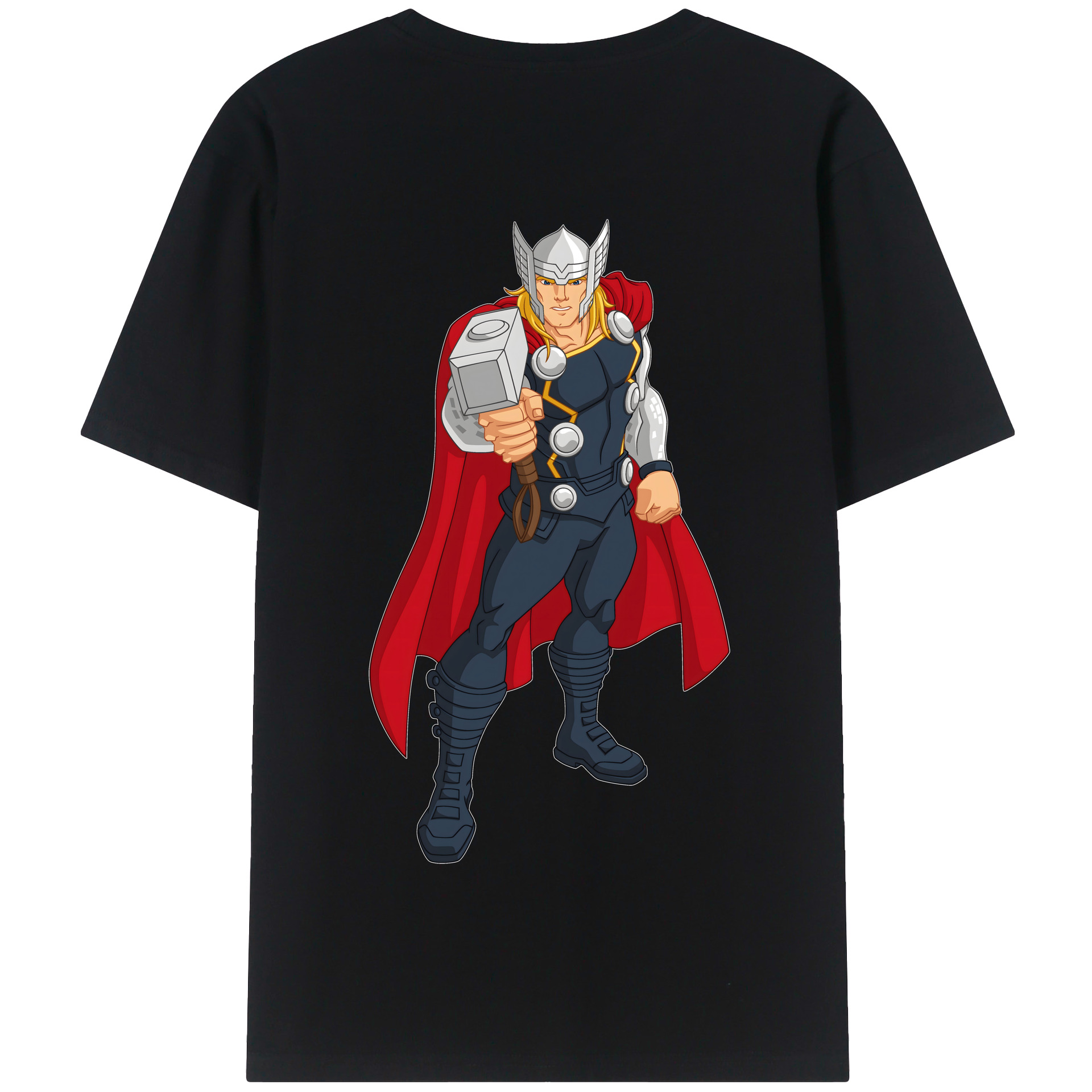 （画像用） アベンジャーズ The Avengers 綿100％半袖Tシャツ（背面プリント）
