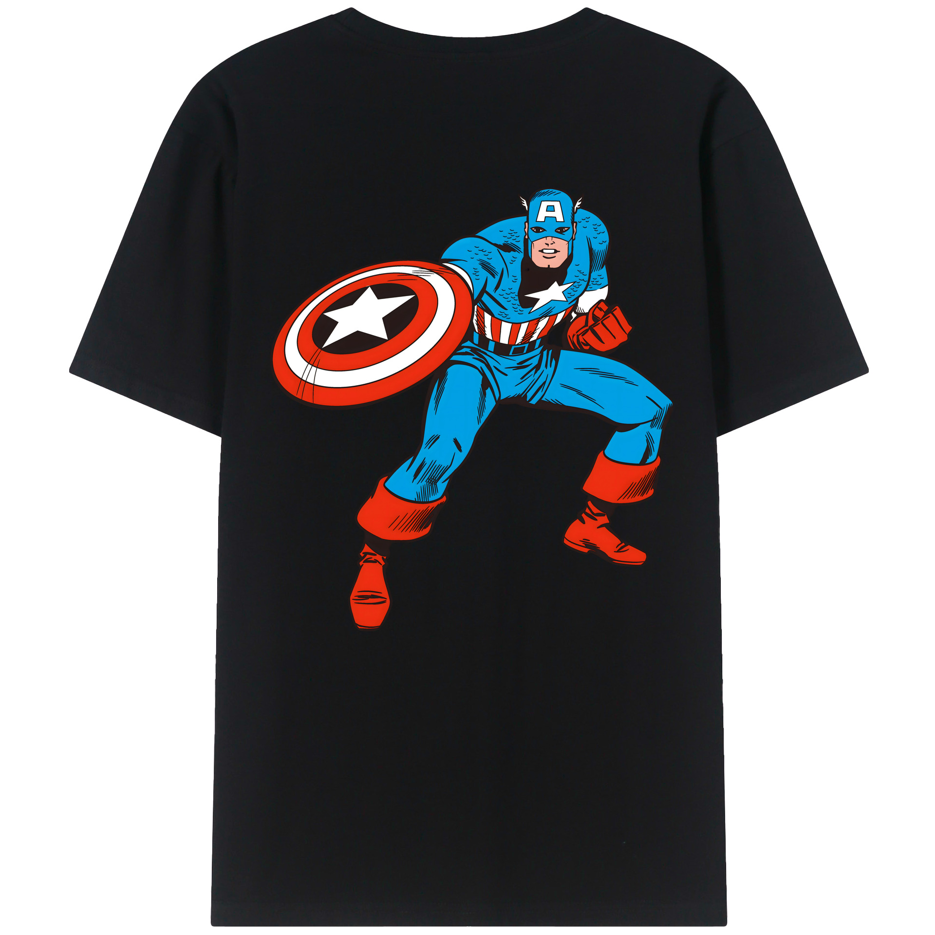 （画像用） アベンジャーズ The Avengers 綿100％半袖Tシャツ（背面プリント）
