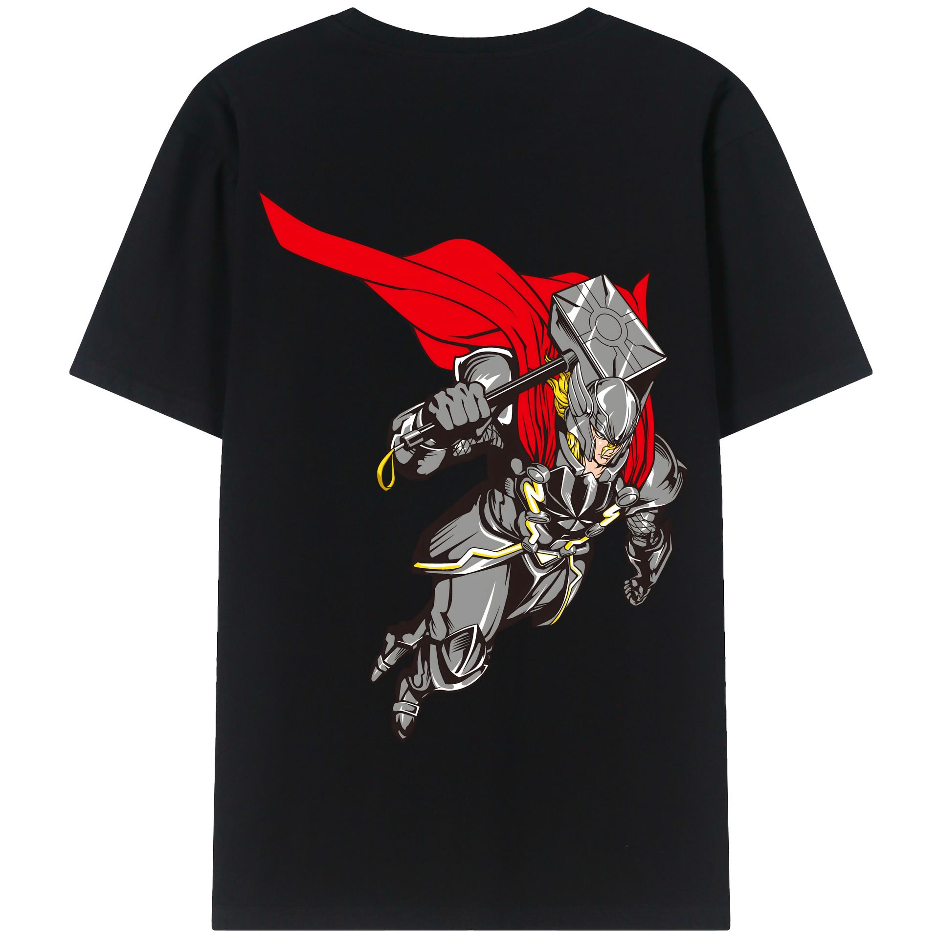 （画像用） アベンジャーズ The Avengers 綿100％半袖Tシャツ（背面プリント）