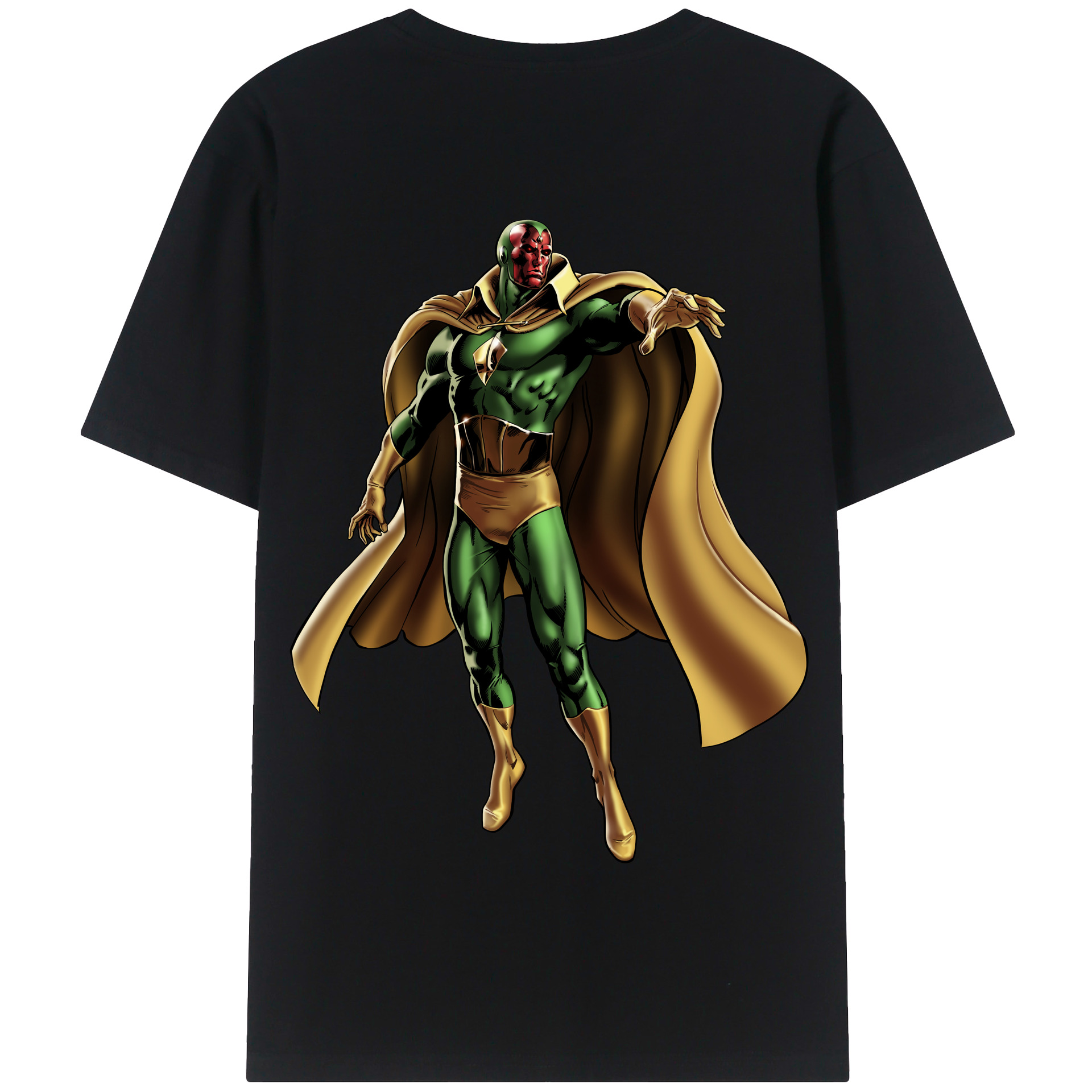 （画像用） アベンジャーズ The Avengers 綿100％半袖Tシャツ（背面プリント）