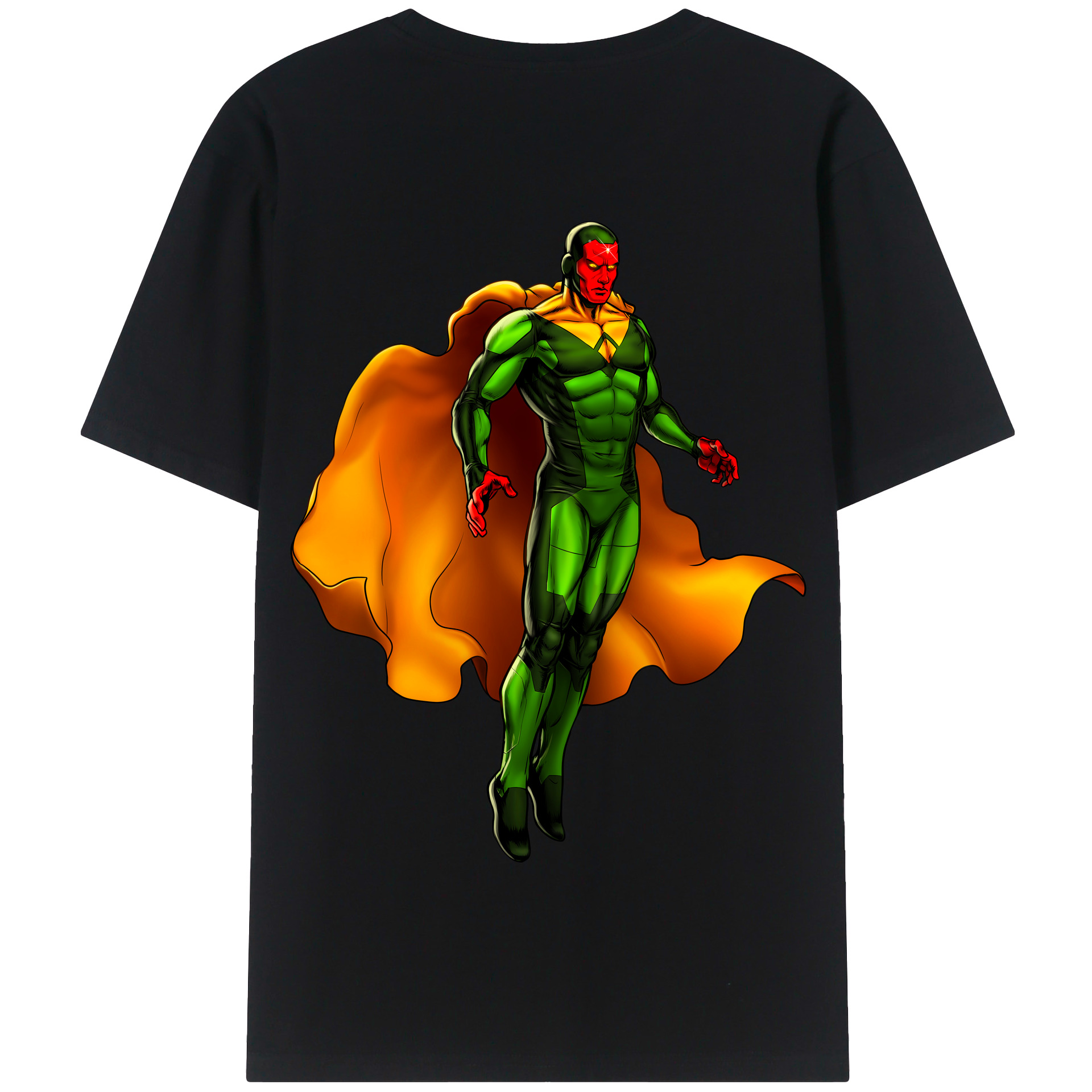 （画像用） アベンジャーズ The Avengers 綿100％半袖Tシャツ（背面プリント）