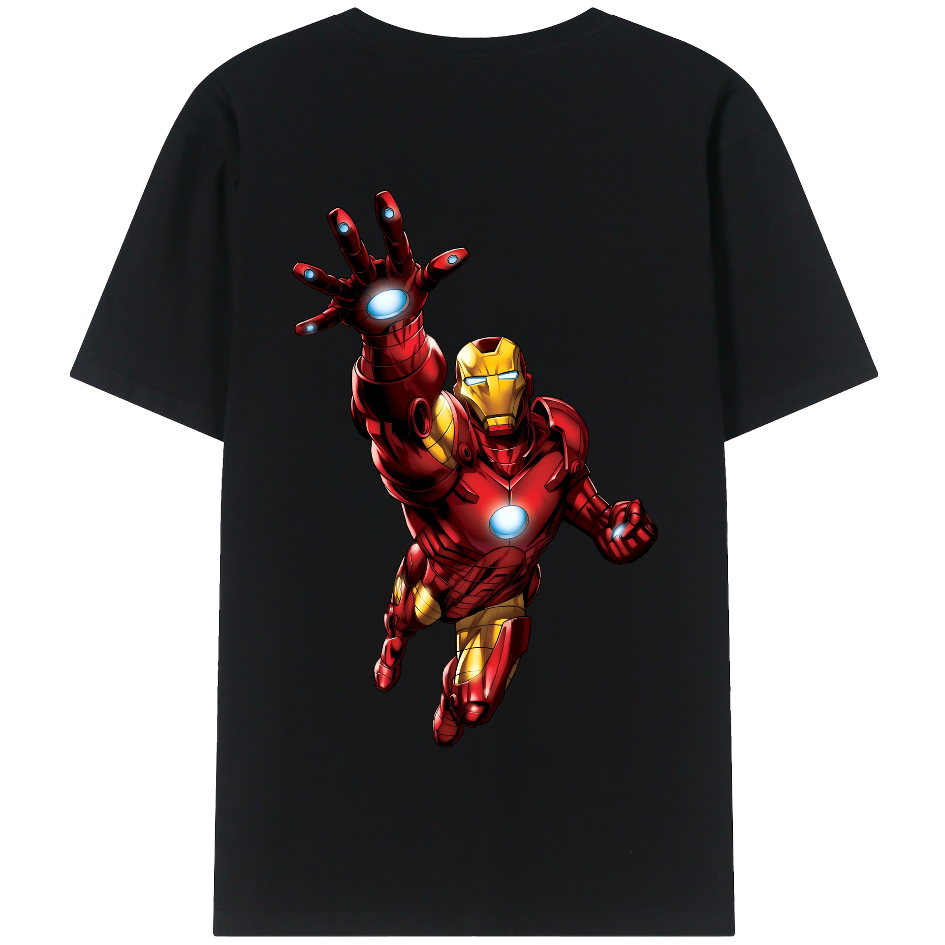 （画像用） アベンジャーズ The Avengers 綿100％半袖Tシャツ（背面プリント）