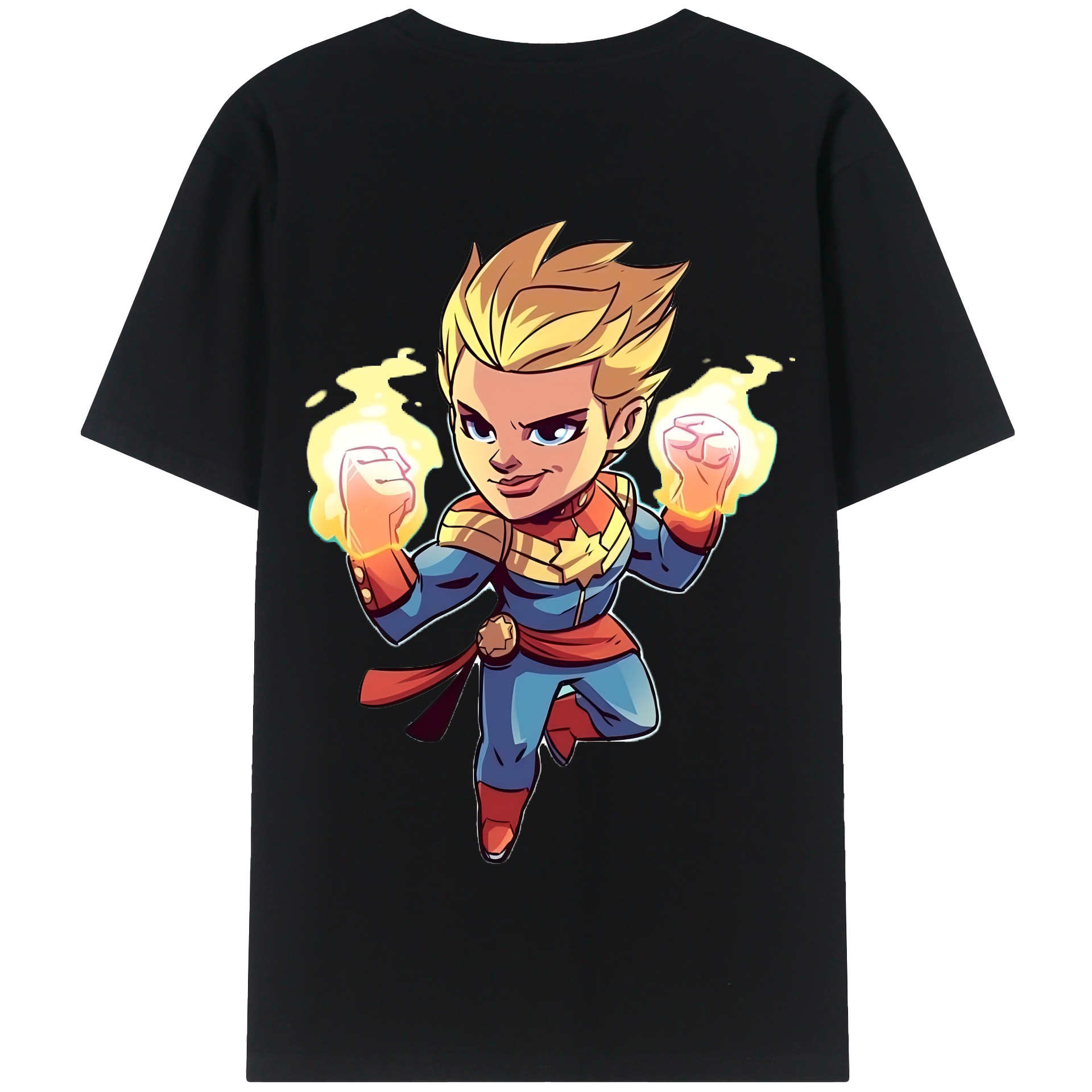 （画像用） アベンジャーズ The Avengers 綿100％半袖Tシャツ（背面プリント）