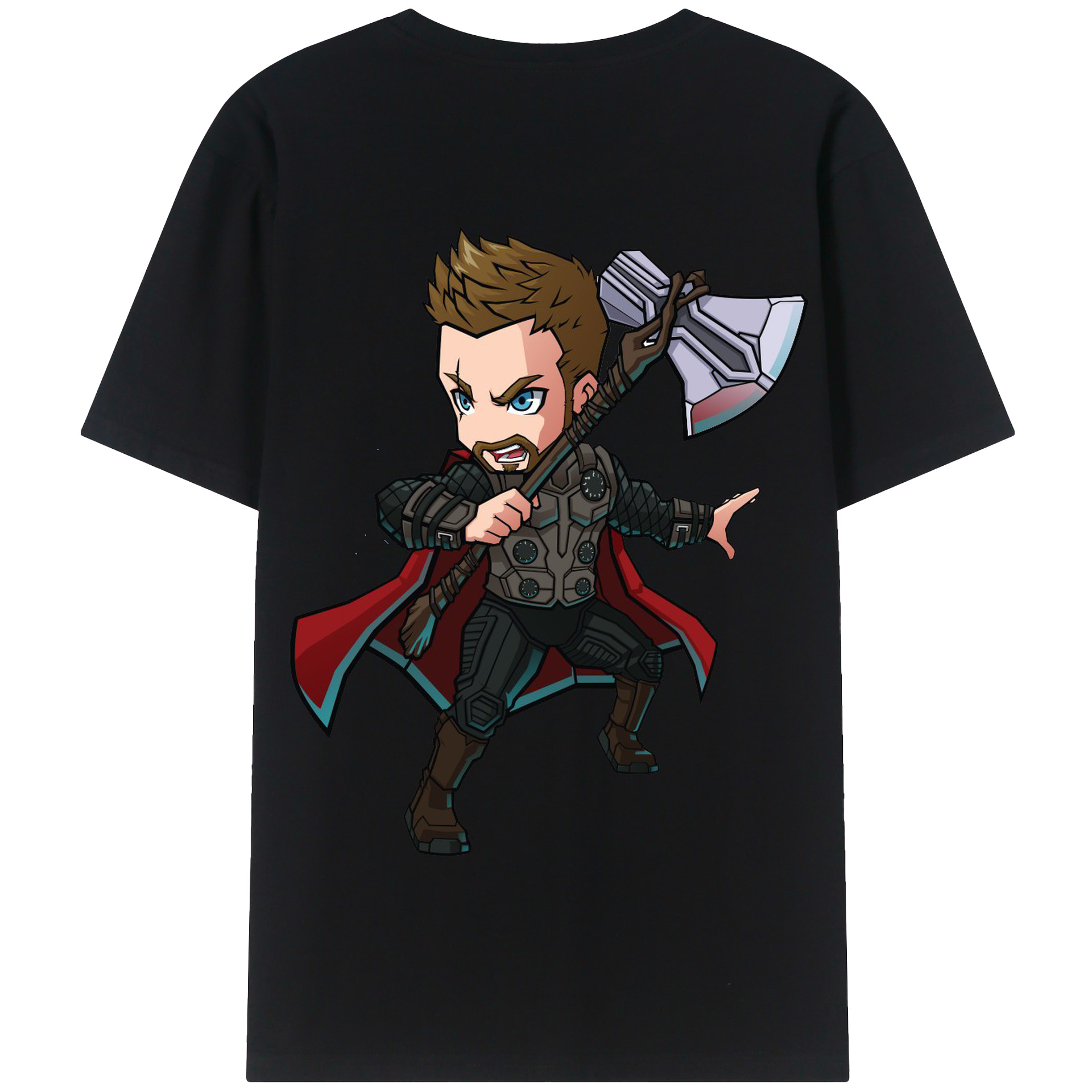 （画像用） アベンジャーズ The Avengers 綿100％半袖Tシャツ（背面プリント）