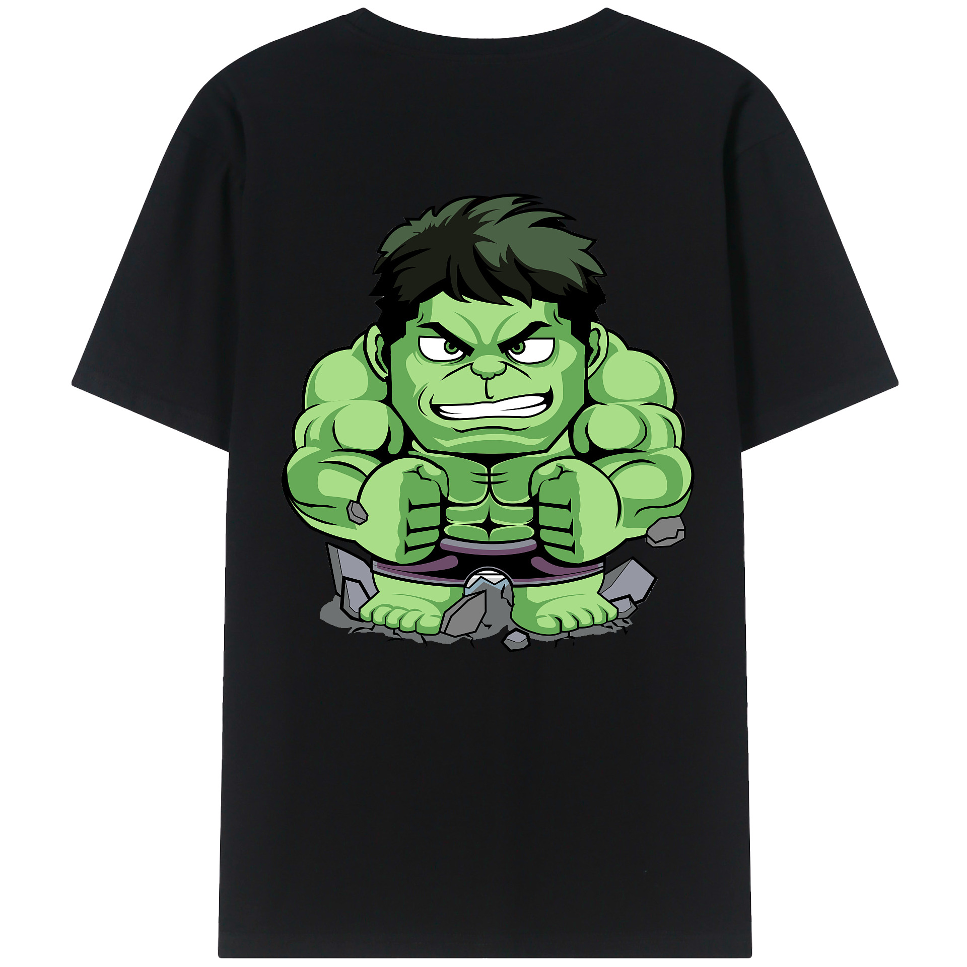 （画像用） アベンジャーズ The Avengers 綿100％半袖Tシャツ（背面プリント）