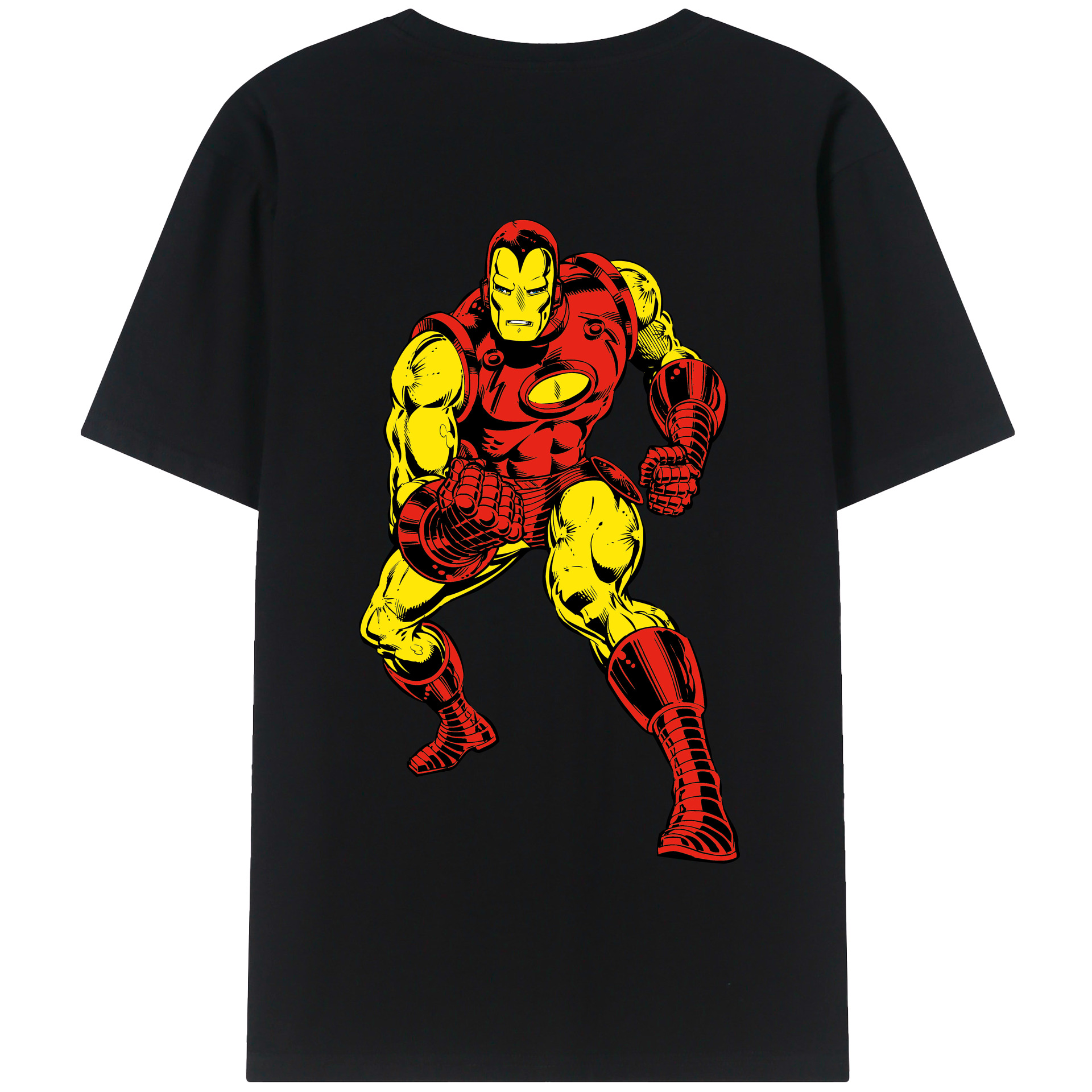 （画像用） アベンジャーズ The Avengers 綿100％半袖Tシャツ（背面プリント）